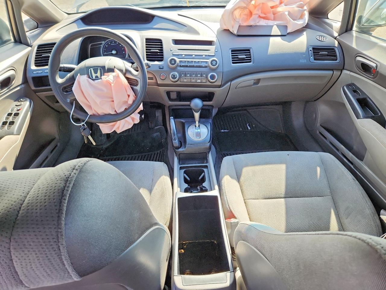 2008 Honda Civic Dx Gray vin: 2HGFA16238H126738
