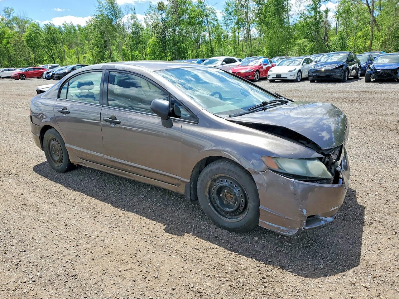 2009 Honda Civic Dx Tan vin: 2HGFA16239H008111