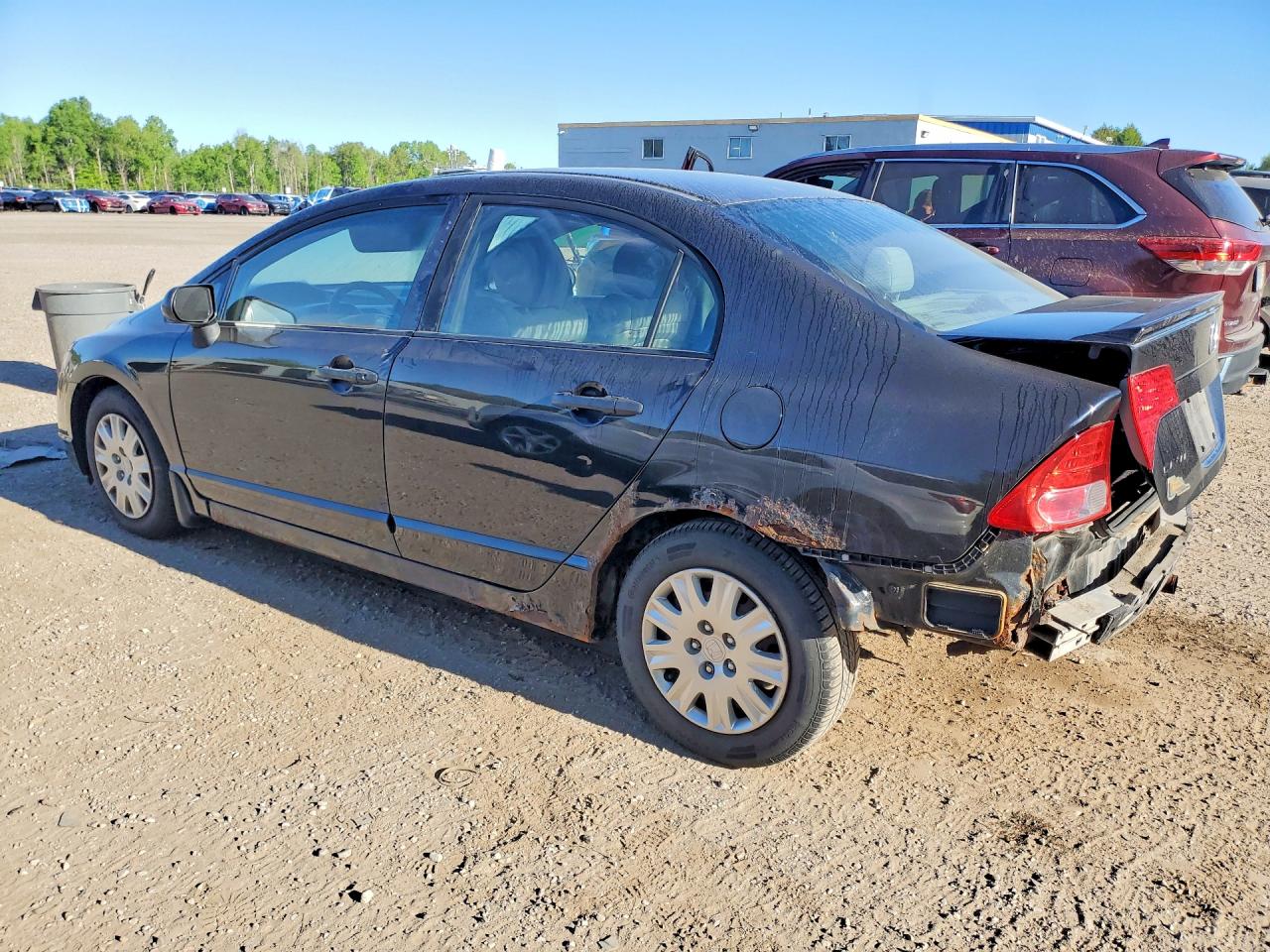 2008 Honda Civic Dx Black vin: 2HGFA16278H112101