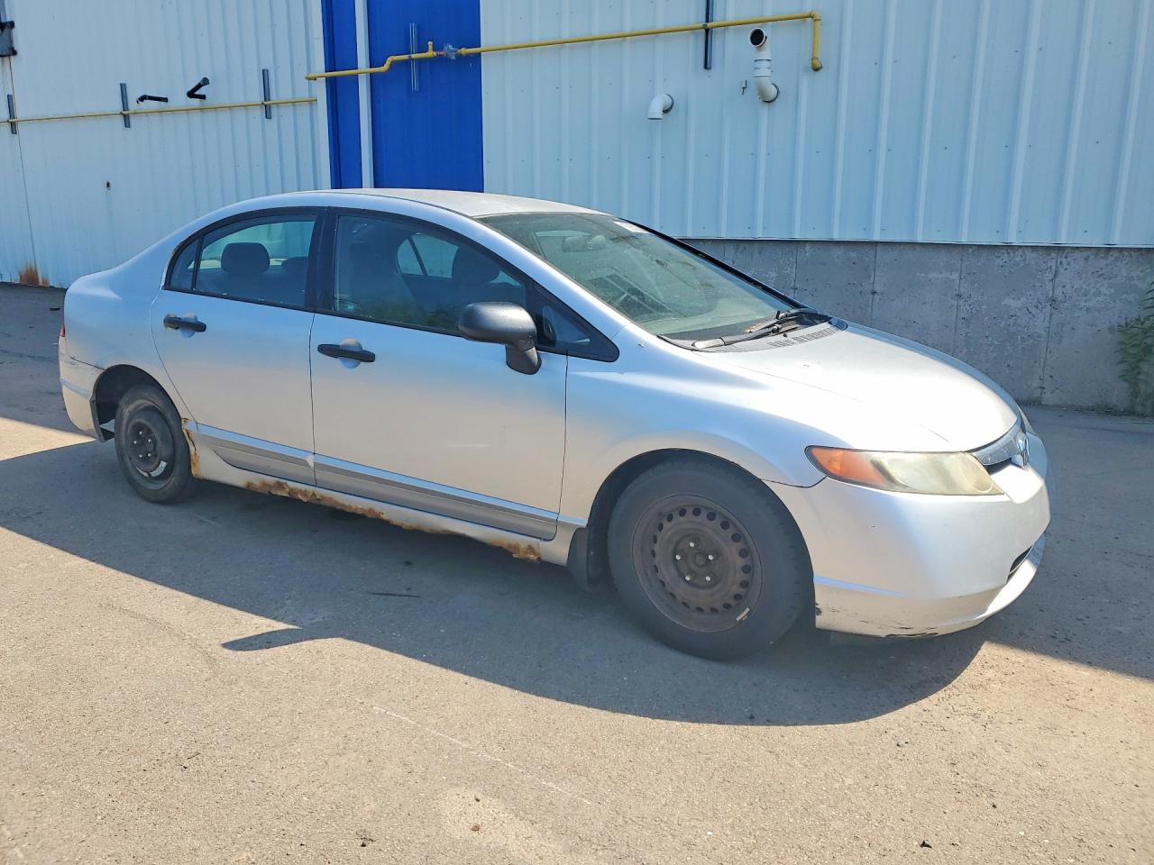 2007 Honda Civic Dx Silver vin: 2HGFA16297H002195