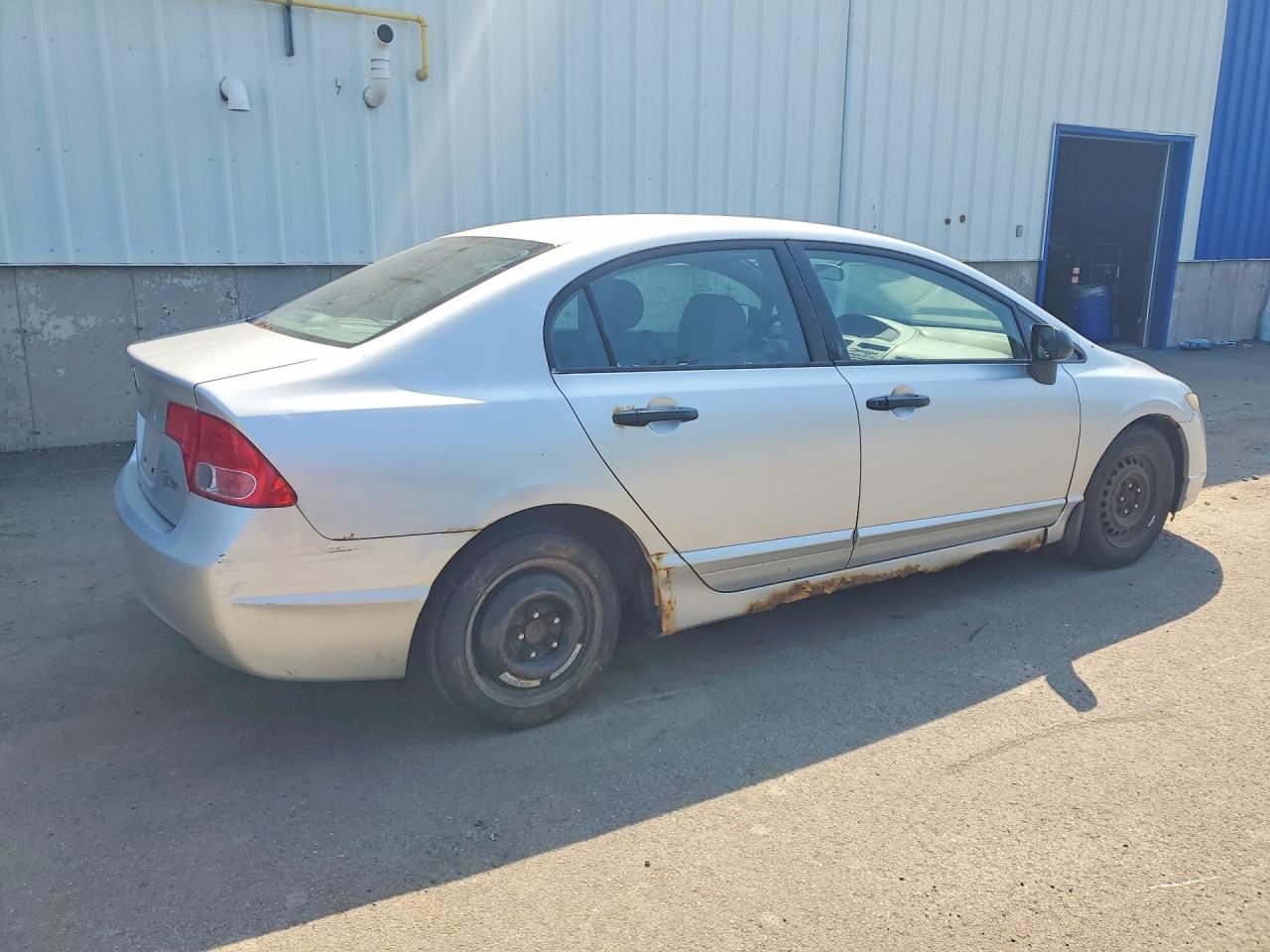 2007 Honda Civic Dx Silver vin: 2HGFA16297H002195