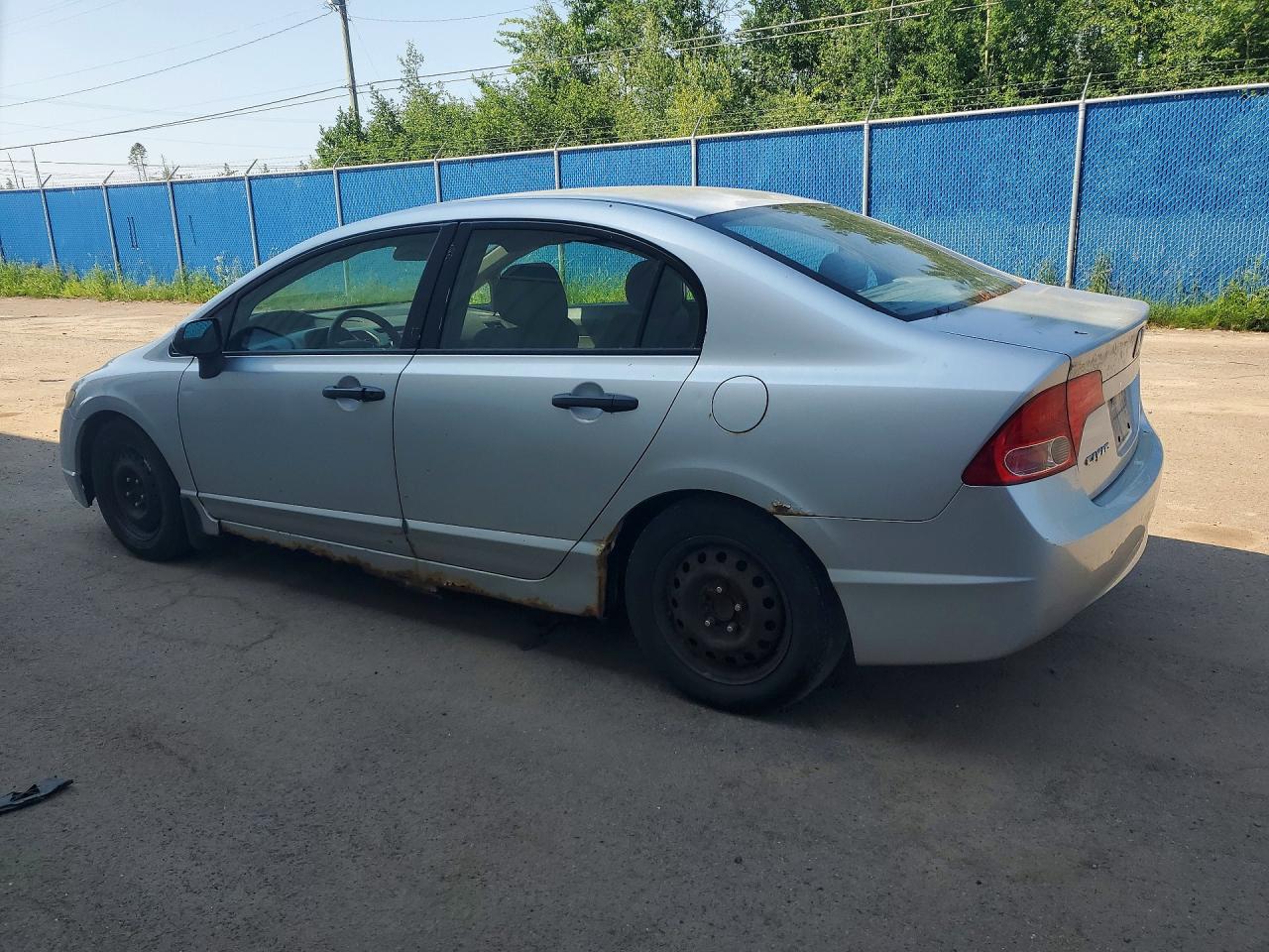 2007 Honda Civic Dx Silver vin: 2HGFA16297H002195