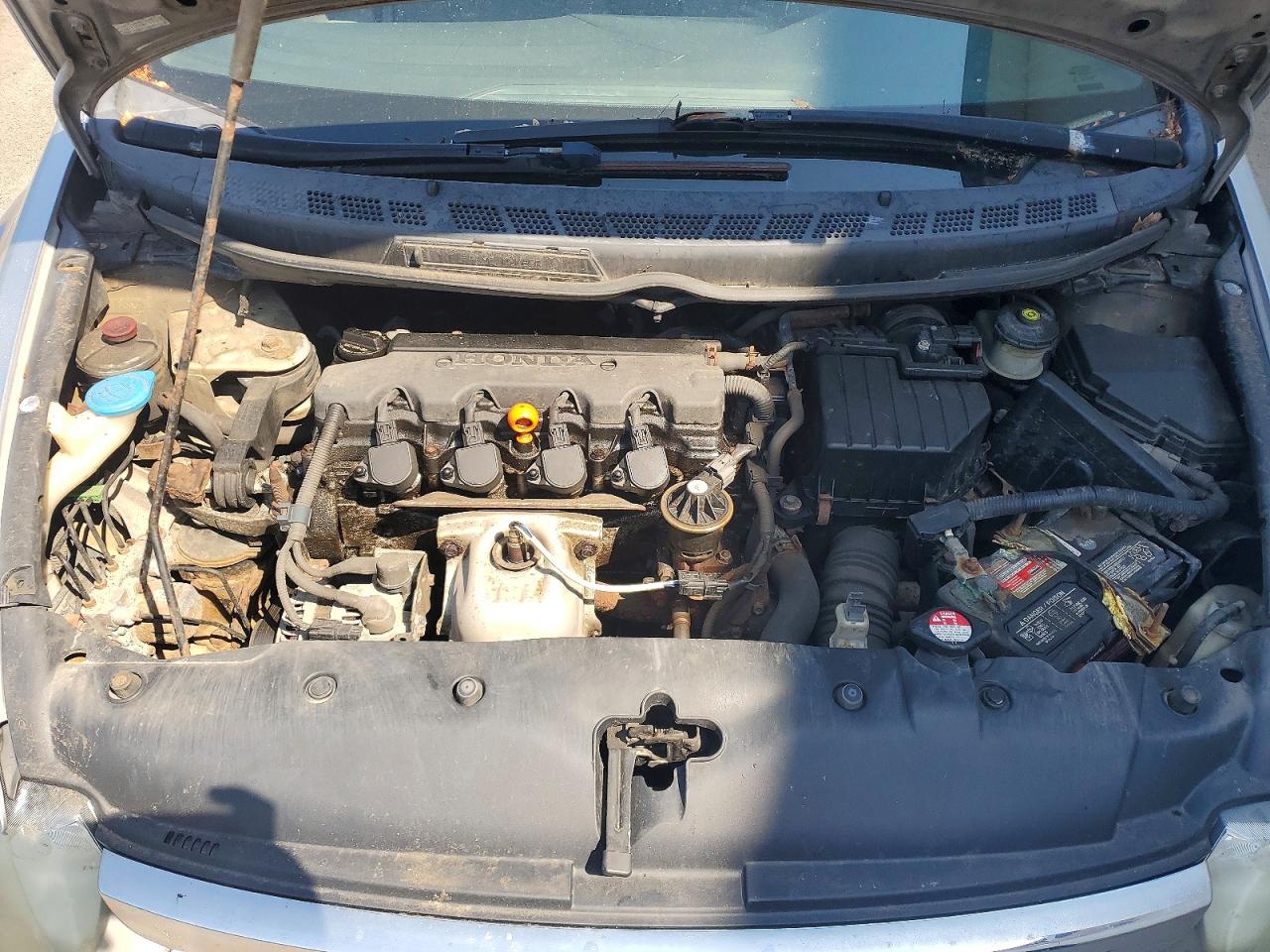 2007 Honda Civic Dx Silver vin: 2HGFA16297H002195