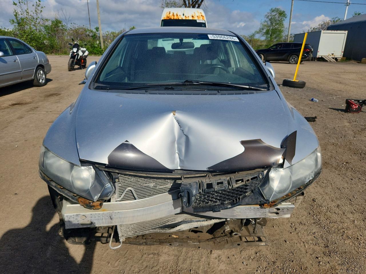 2009 Honda Civic Dx Silver vin: 2HGFA16299H027276