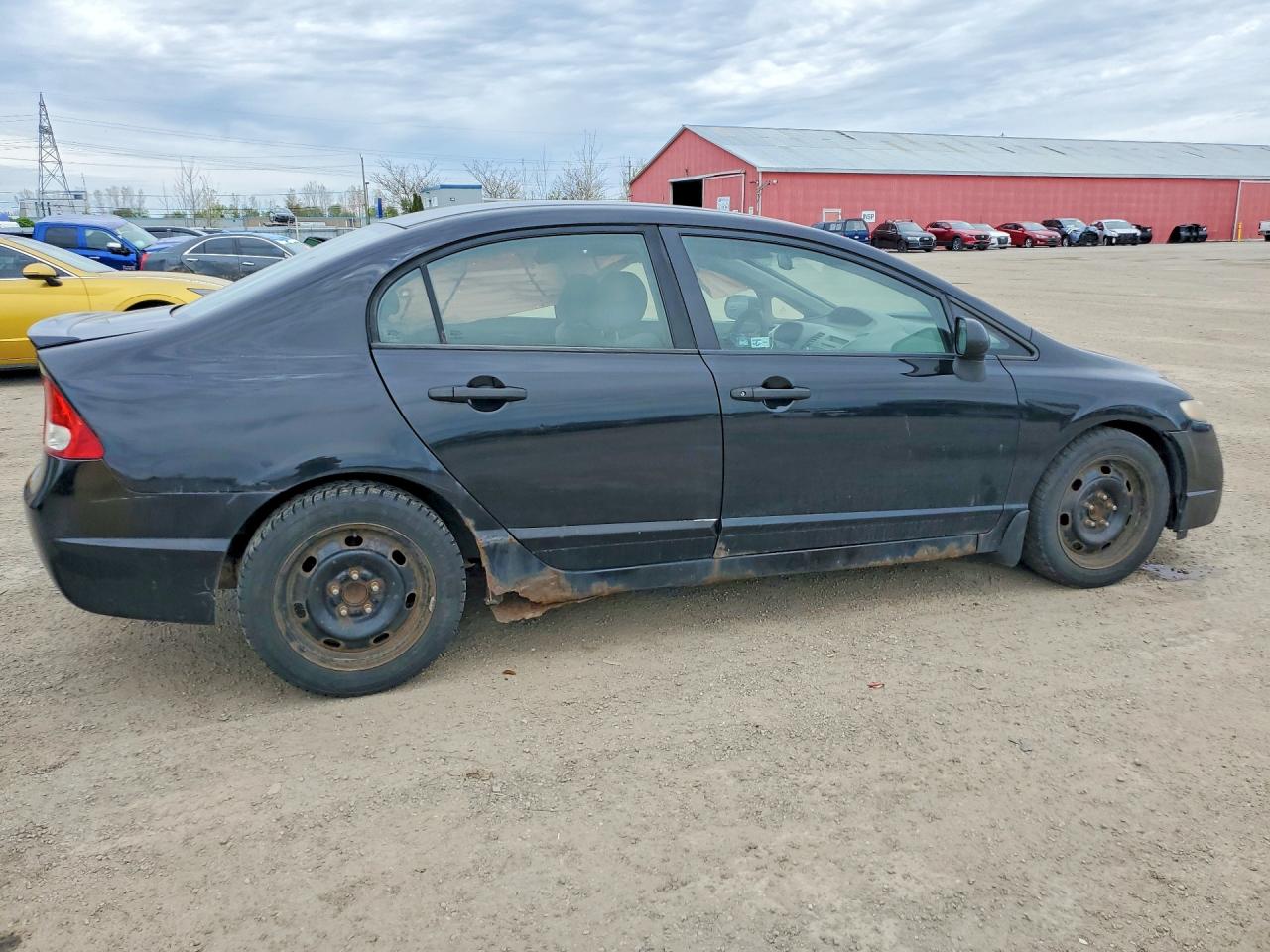 2009 Honda Civic Dx Black vin: 2HGFA16299H108343