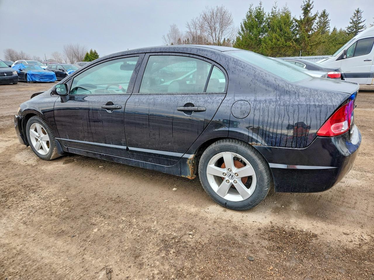 2008 Honda Civic Dx Black vin: 2HGFA162X8H104932