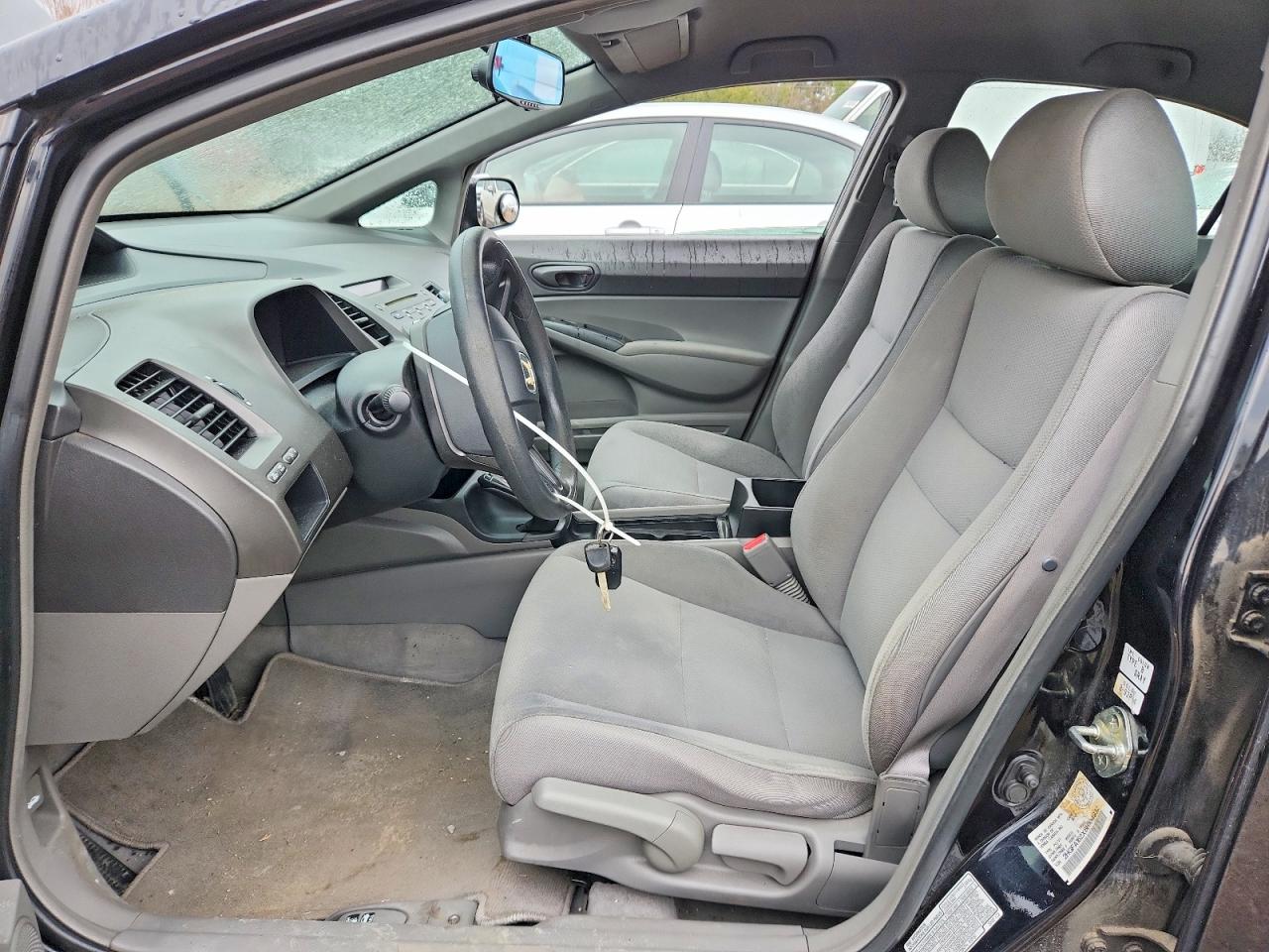 2008 Honda Civic Dx Black vin: 2HGFA162X8H104932