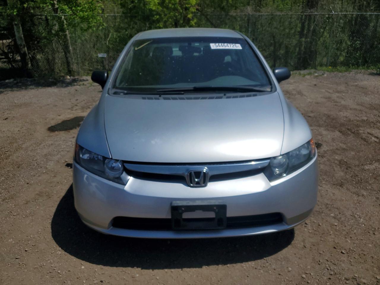 2006 Honda Civic Dx Vp Серебряный vin: 2HGFA16306H020687