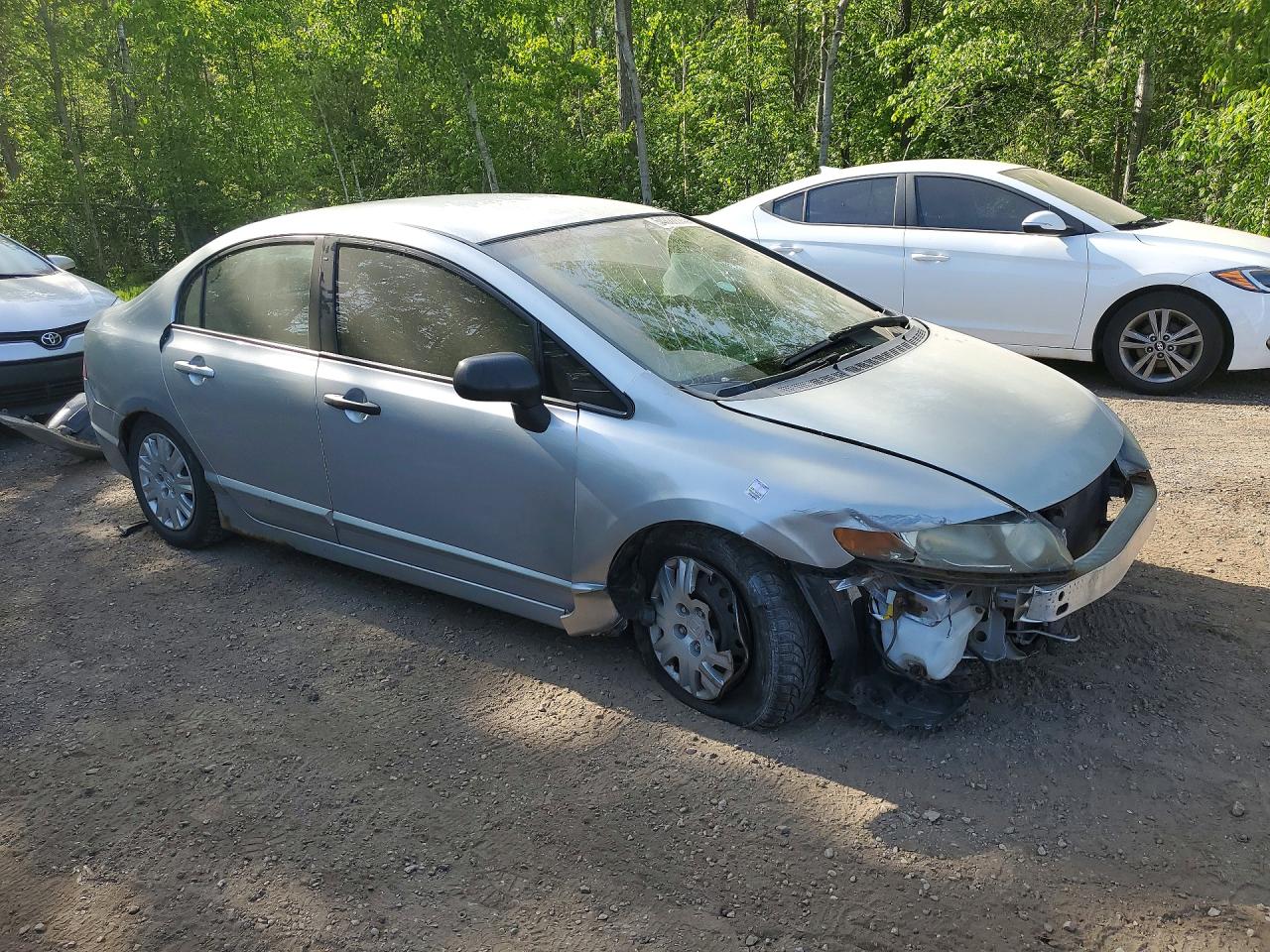 2007 Honda Civic Dx Серебряный vin: 2HGFA16307H025843