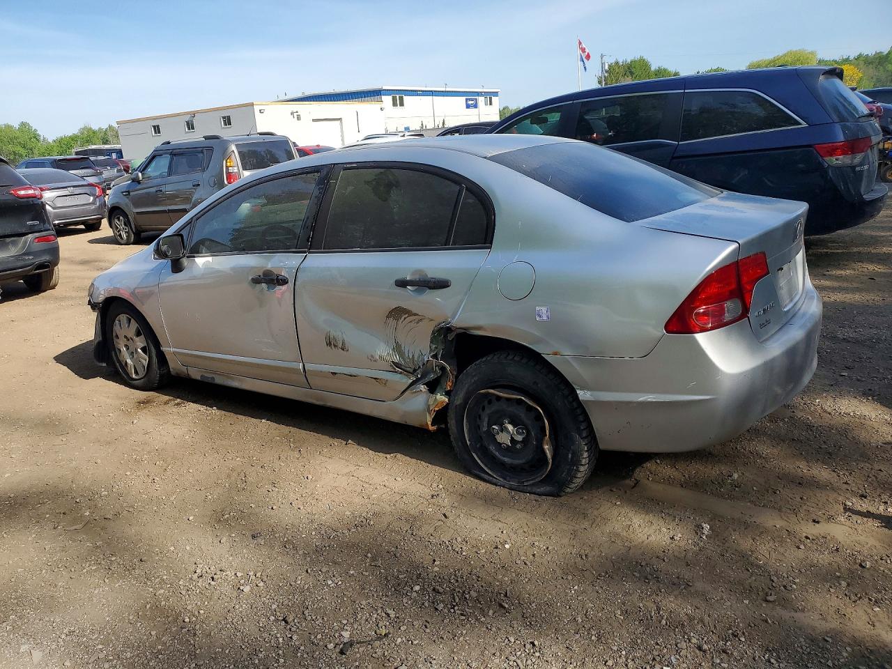 2007 Honda Civic Dx Серебряный vin: 2HGFA16307H025843