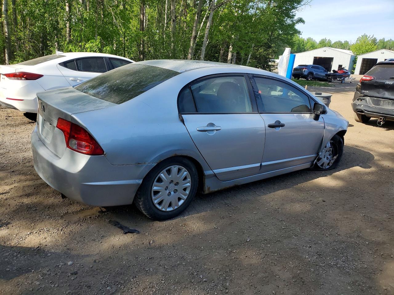 2007 Honda Civic Dx Серебряный vin: 2HGFA16307H025843