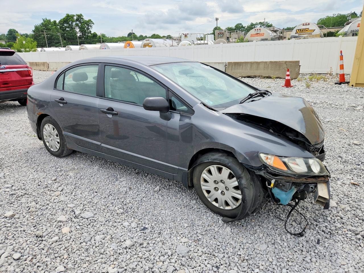 2009 Honda Civic Vp Gray vin: 2HGFA16309H329774