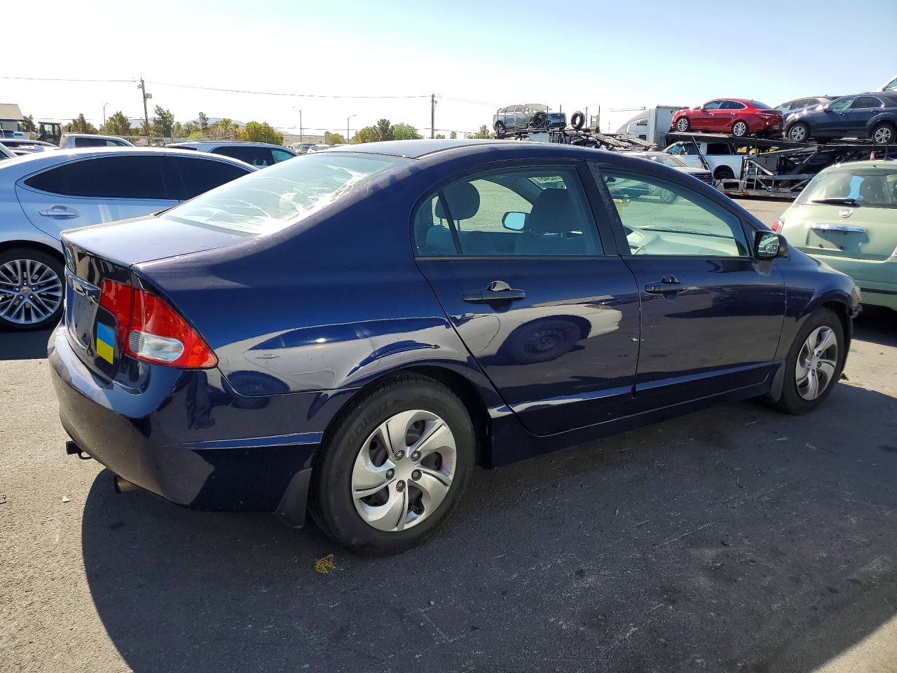 2009 Honda Civic Vp Blue vin: 2HGFA16309H513256