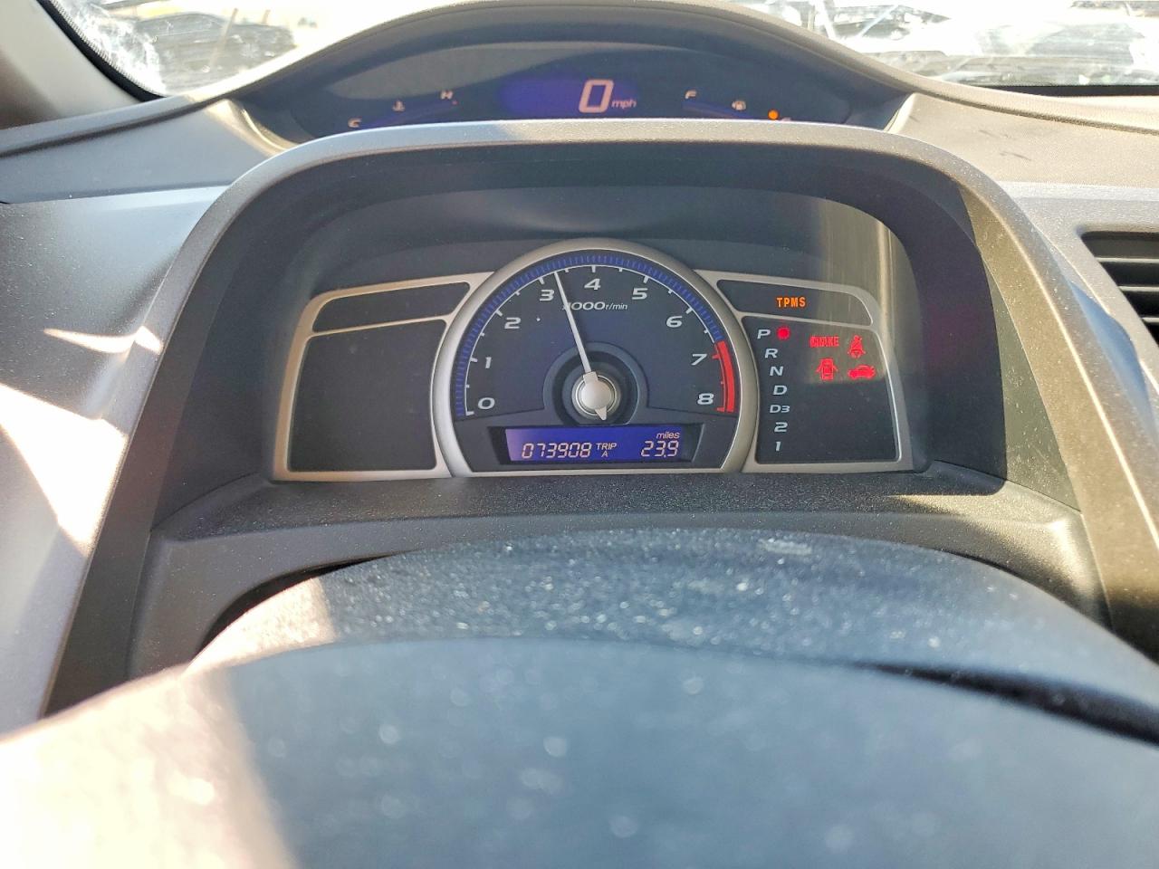 2009 Honda Civic Vp Blue vin: 2HGFA16309H513256