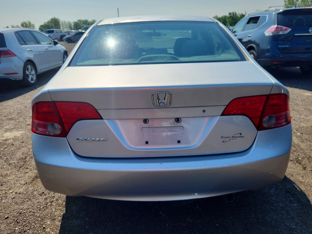 2007 Honda Civic Dx Silver vin: 2HGFA16317H002376