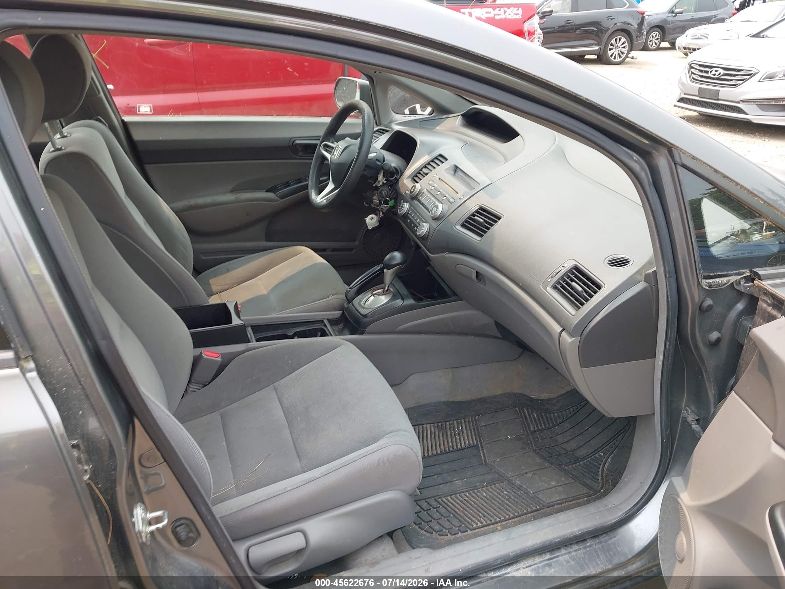 2009 Honda Civic Vp Gray vin: 2HGFA16319H329783