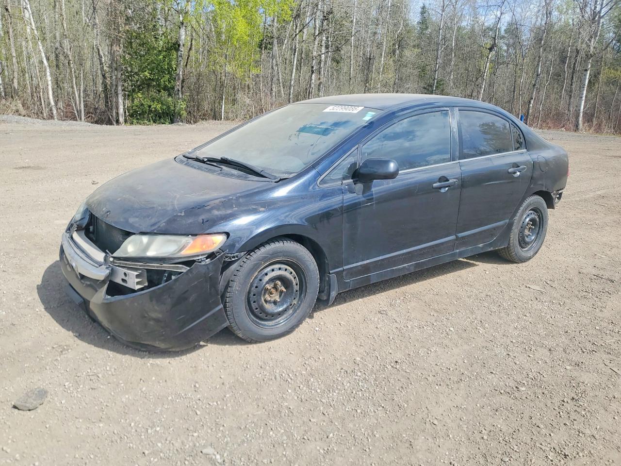 2007 Honda Civic Dx Black vin: 2HGFA16327H009515