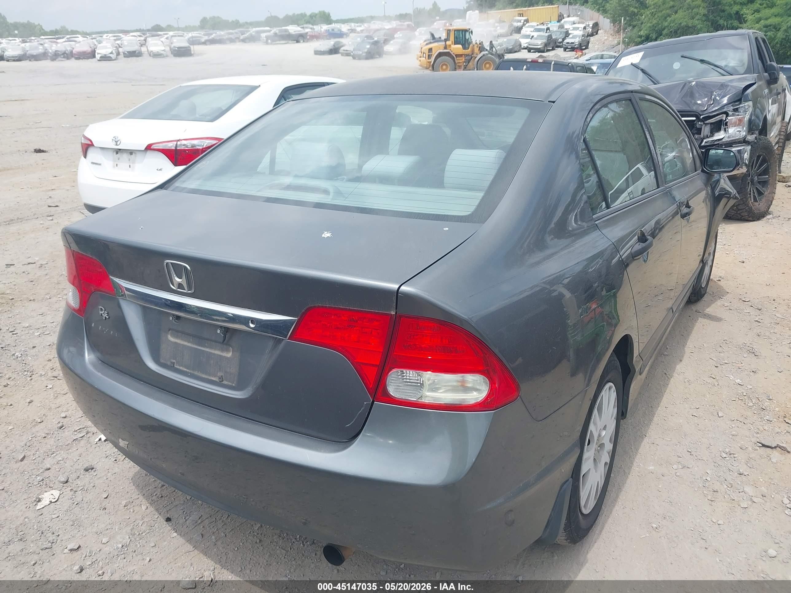 2009 Honda Civic Vp Gray vin: 2HGFA16329H340551
