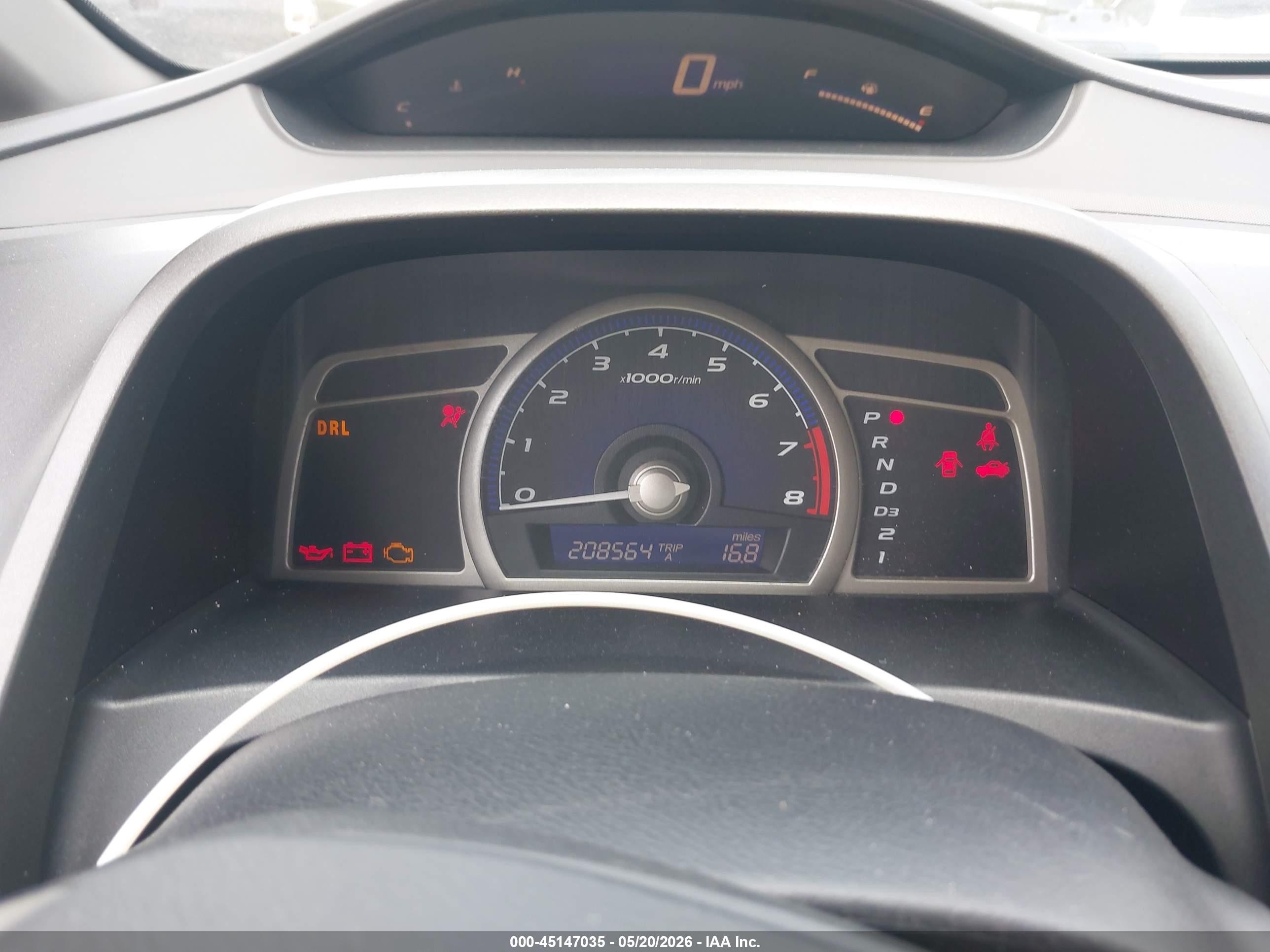 2009 Honda Civic Vp Gray vin: 2HGFA16329H340551