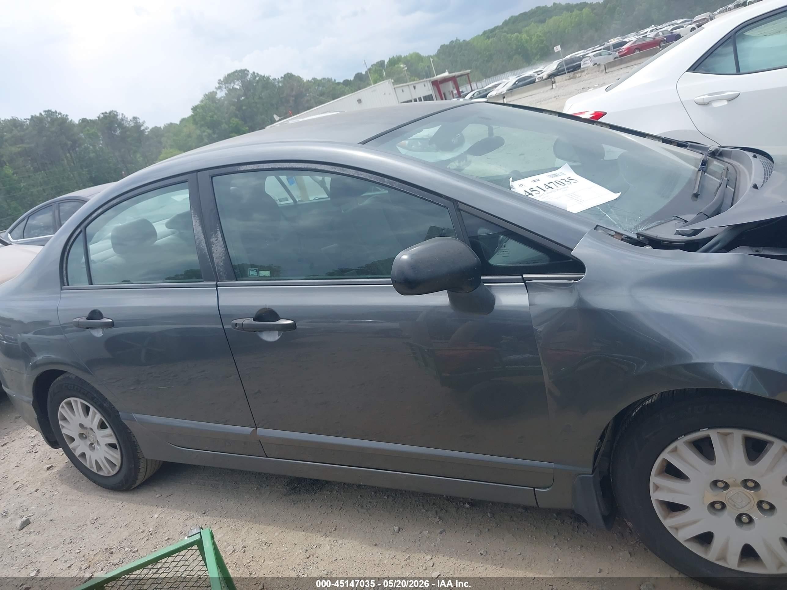 2009 Honda Civic Vp Gray vin: 2HGFA16329H340551