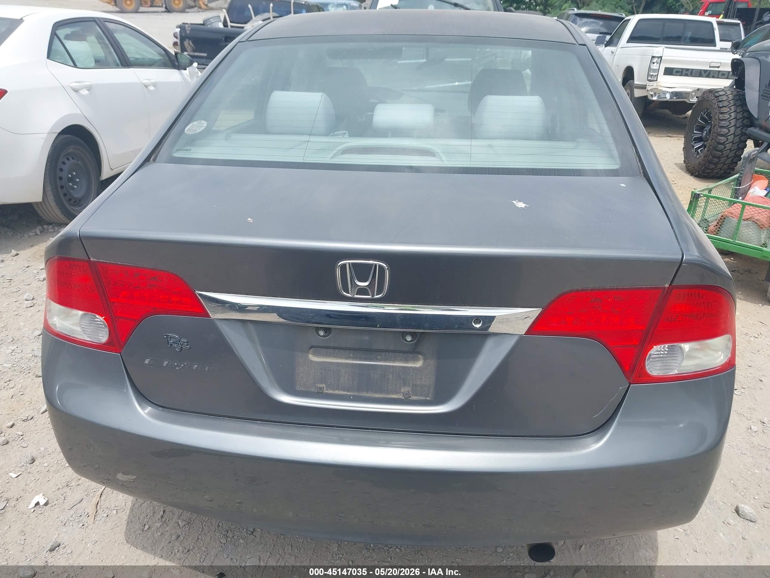 2009 Honda Civic Vp Gray vin: 2HGFA16329H340551