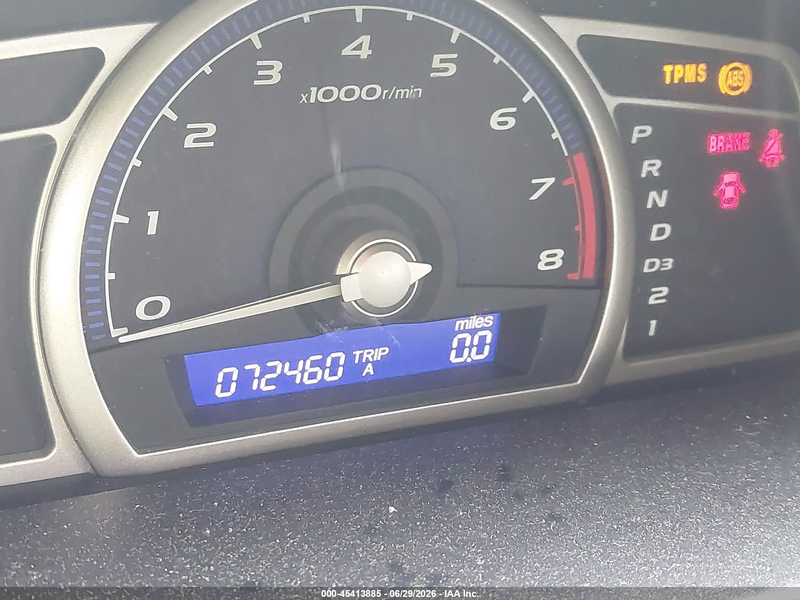 2009 Honda Civic Vp Gray vin: 2HGFA16339H335584