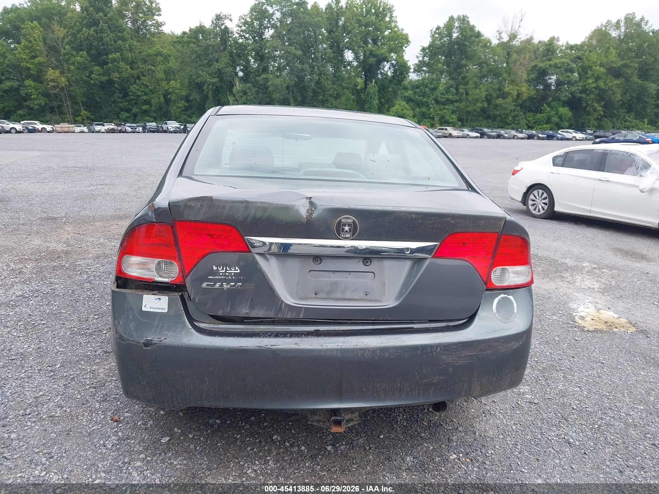2009 Honda Civic Vp Gray vin: 2HGFA16339H335584