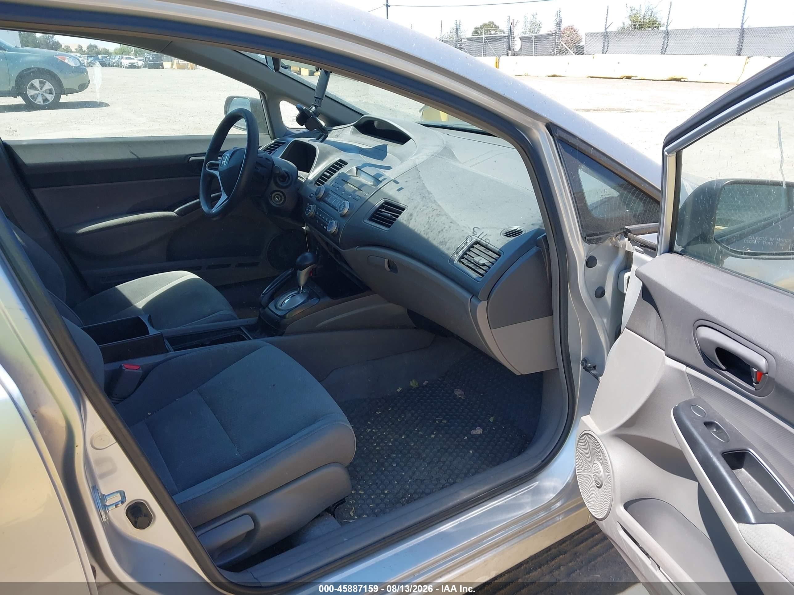 2009 Honda Civic Vp Silver vin: 2HGFA16349H347923