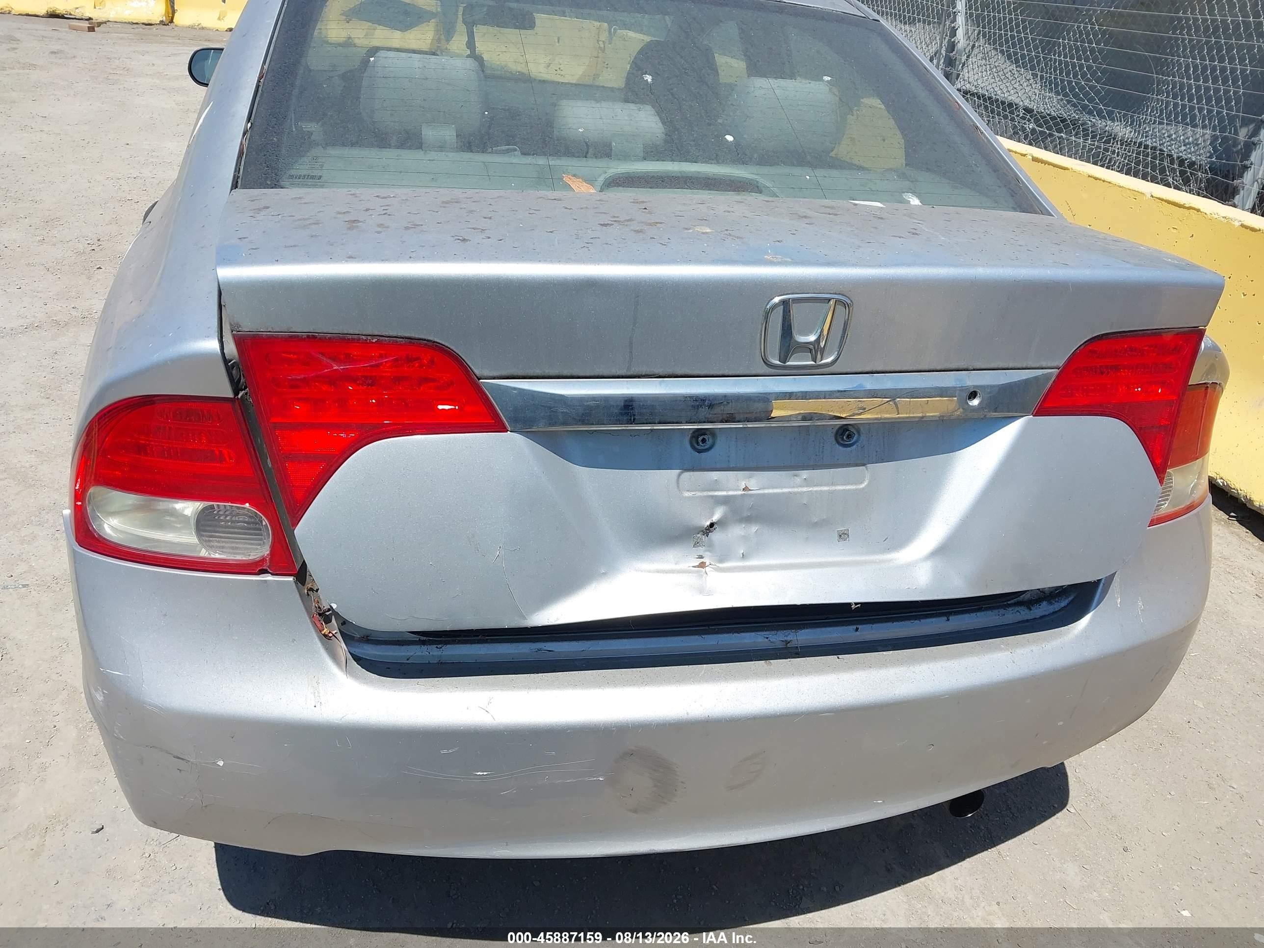 2009 Honda Civic Vp Silver vin: 2HGFA16349H347923