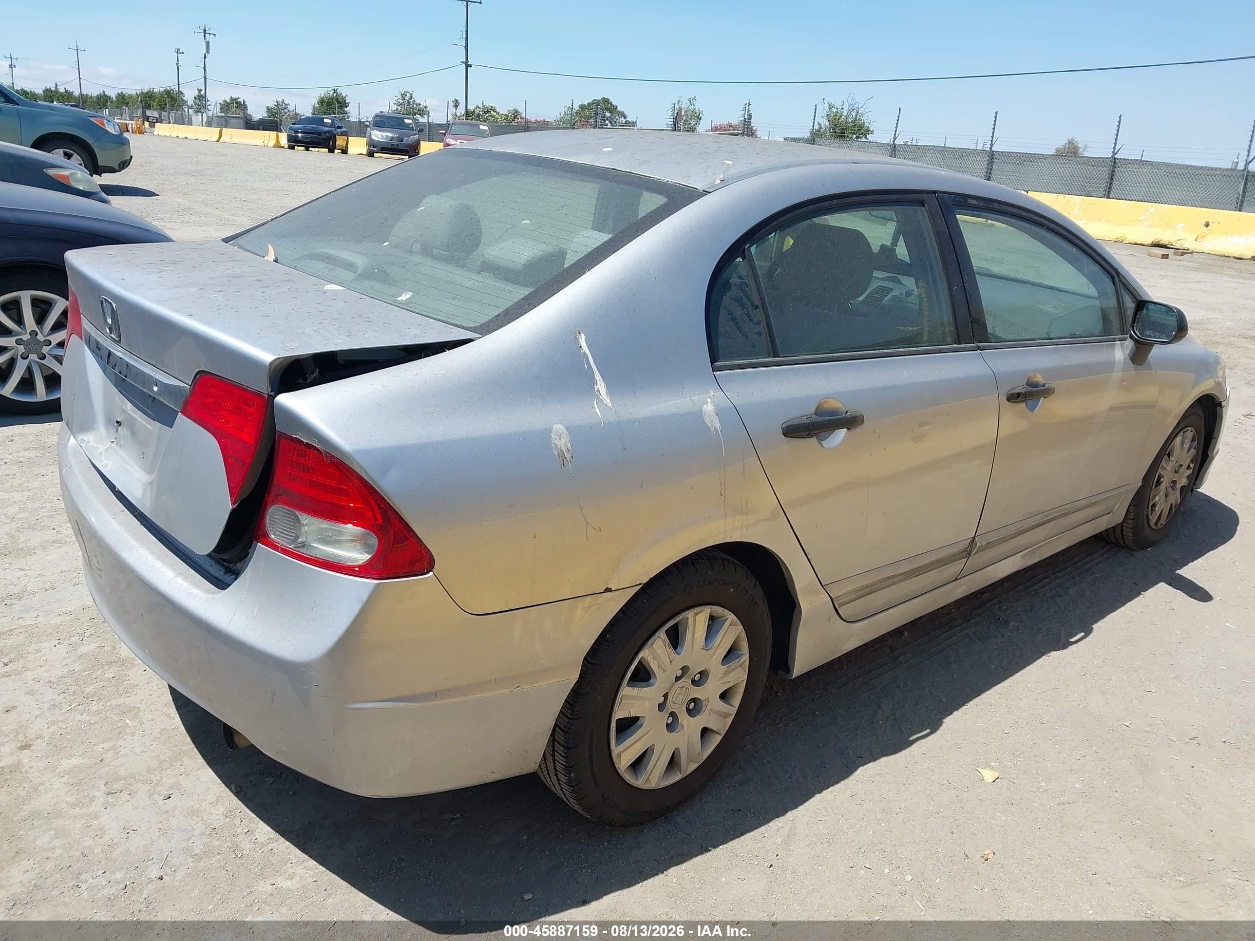 2009 Honda Civic Vp Silver vin: 2HGFA16349H347923