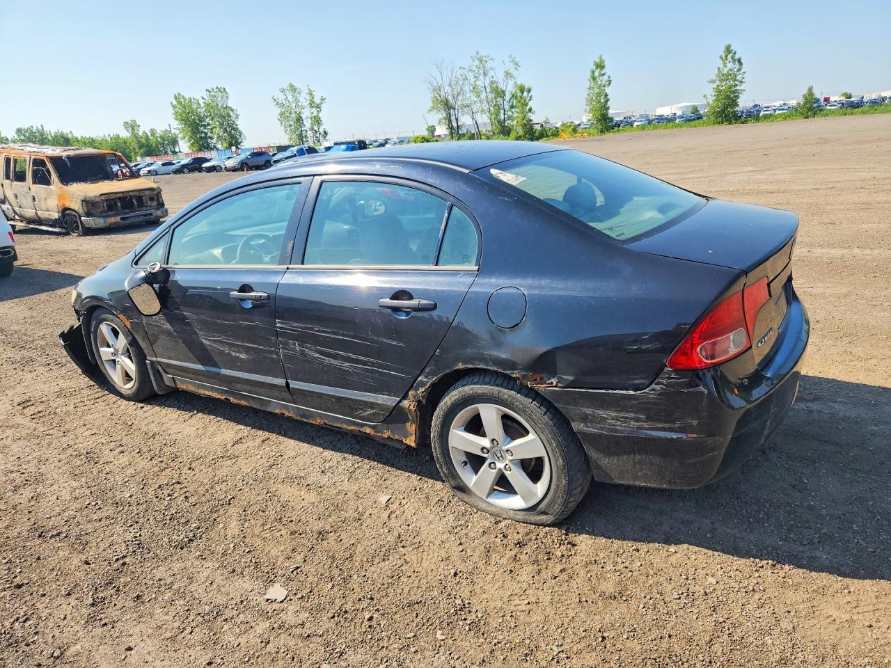 2006 Honda Civic Dx Vp Черный vin: 2HGFA16356H005313
