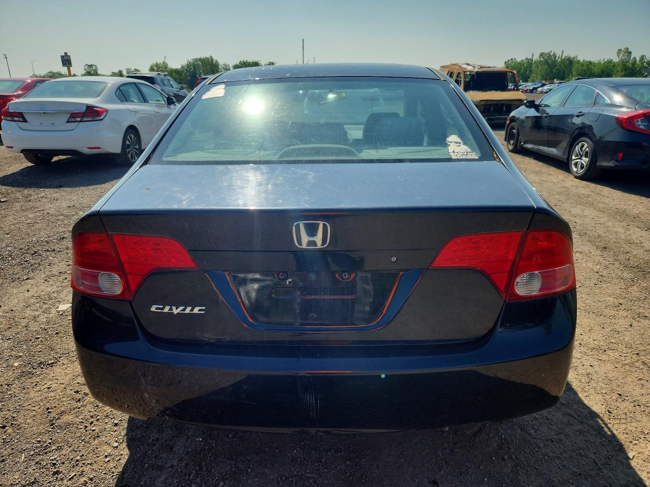 2006 Honda Civic Dx Vp Черный vin: 2HGFA16356H005313