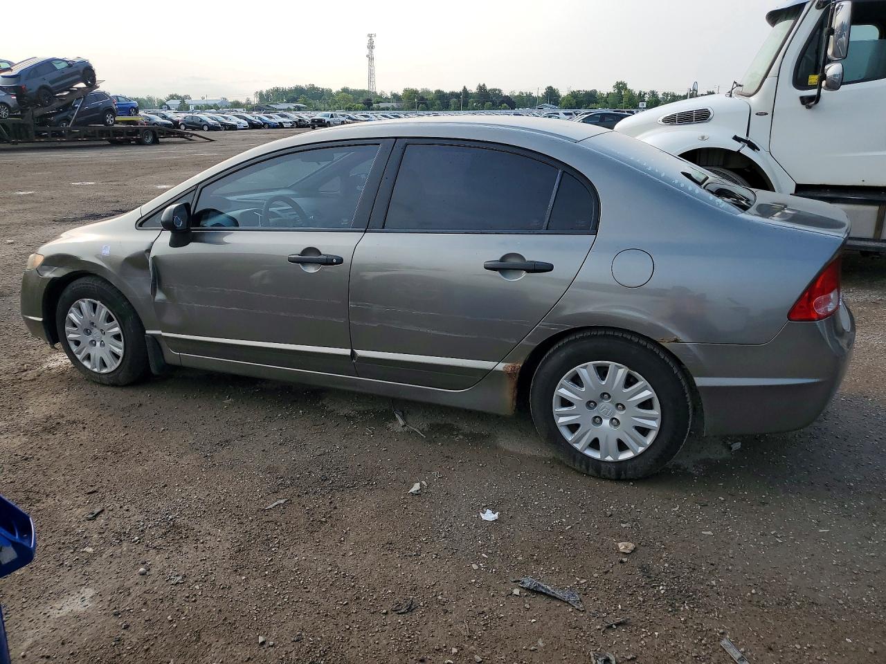 2007 Honda Civic Dx Gray vin: 2HGFA16357H017883