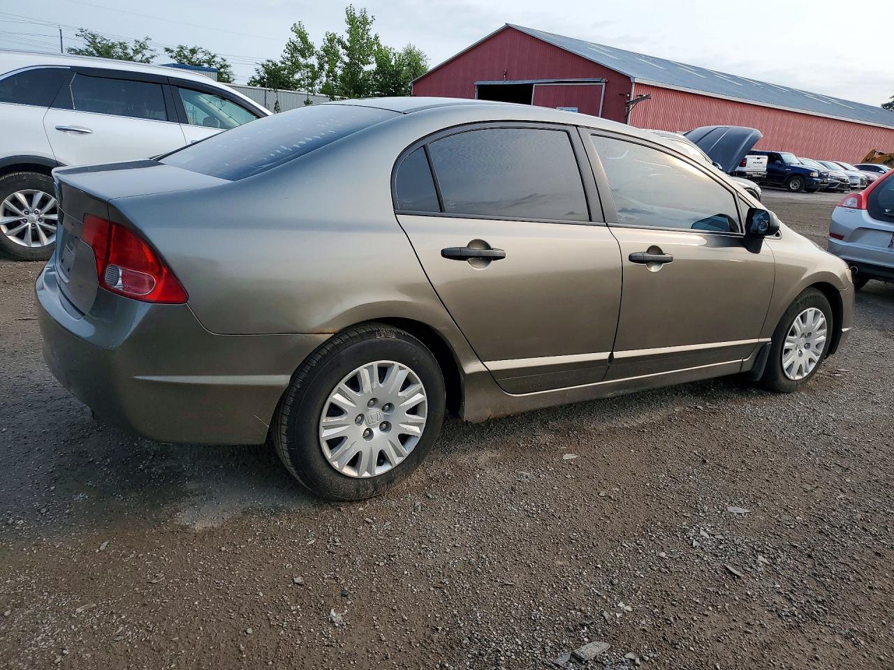 2007 Honda Civic Dx Gray vin: 2HGFA16357H017883