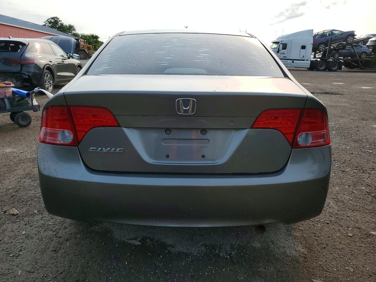 2007 Honda Civic Dx Gray vin: 2HGFA16357H017883