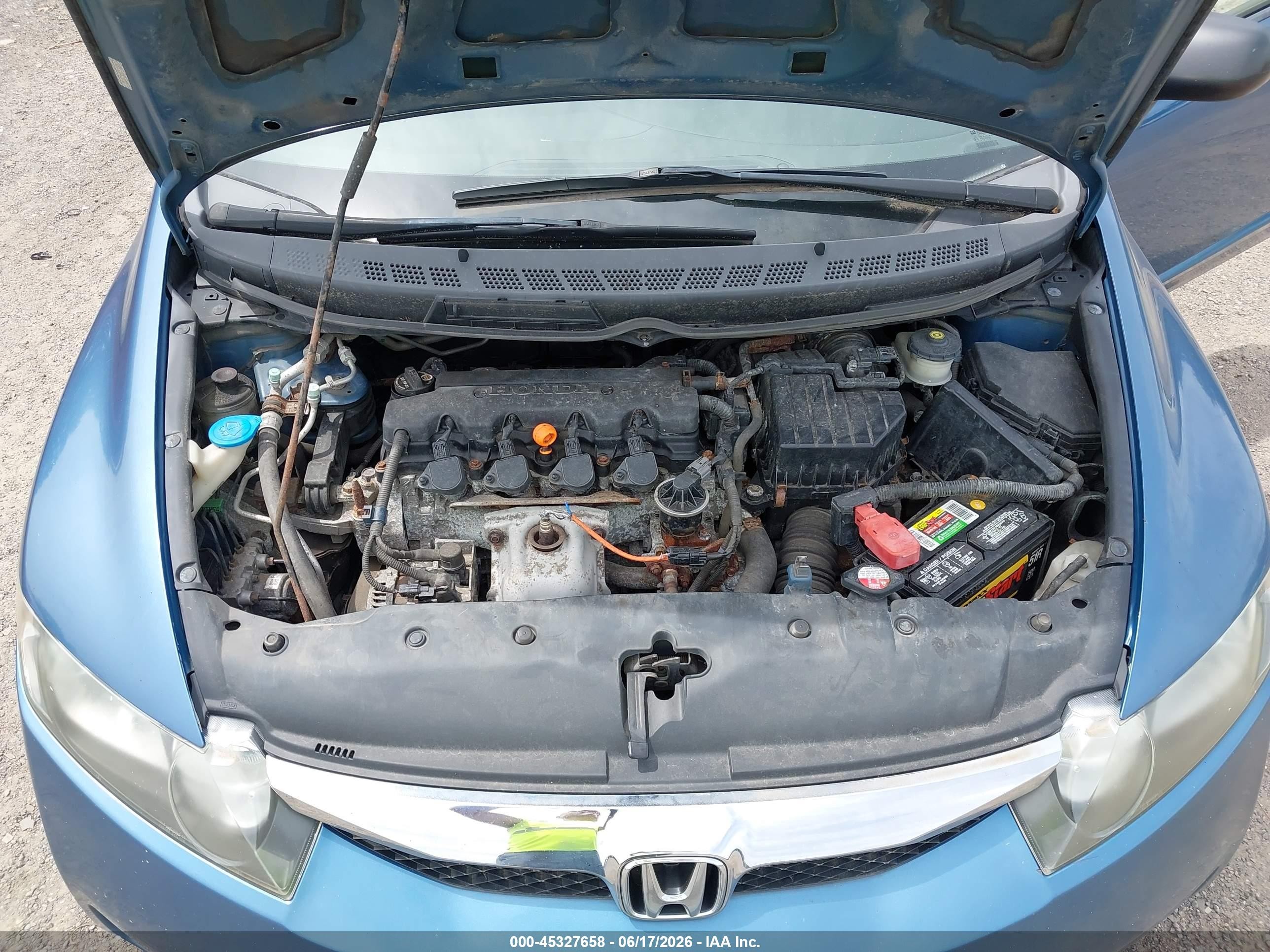 2009 Honda Civic Vp Синий vin: 2HGFA16359H328765