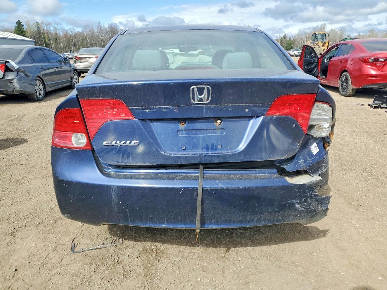 2007 Honda Civic Dx Blue vin: 2HGFA16367H009677