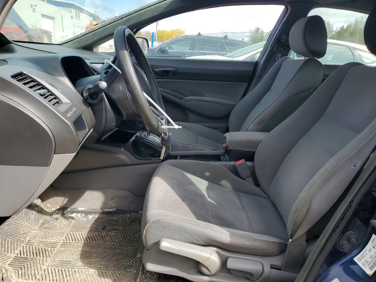 2007 Honda Civic Dx Blue vin: 2HGFA16367H009677