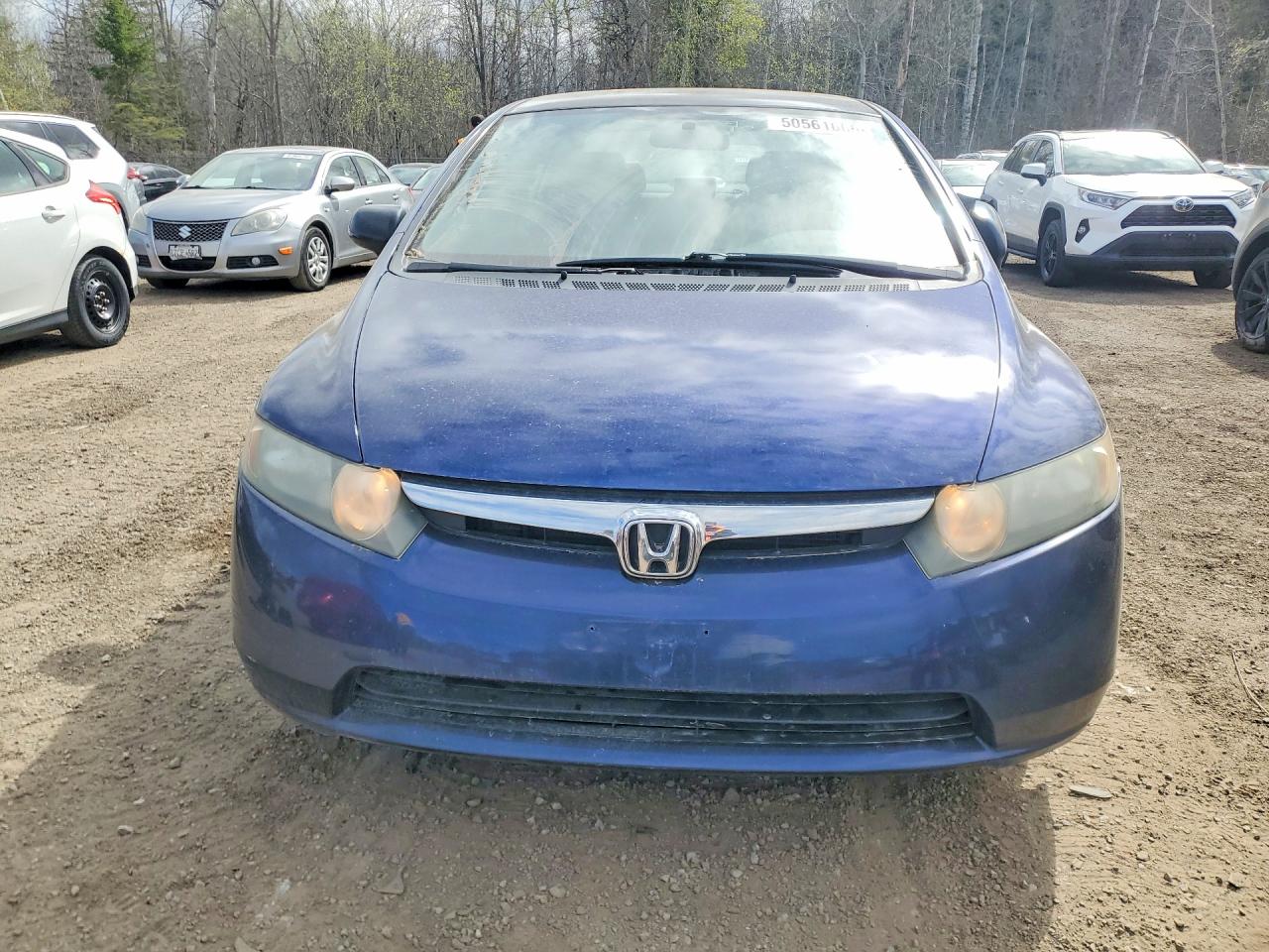 2007 Honda Civic Dx Blue vin: 2HGFA16367H009677