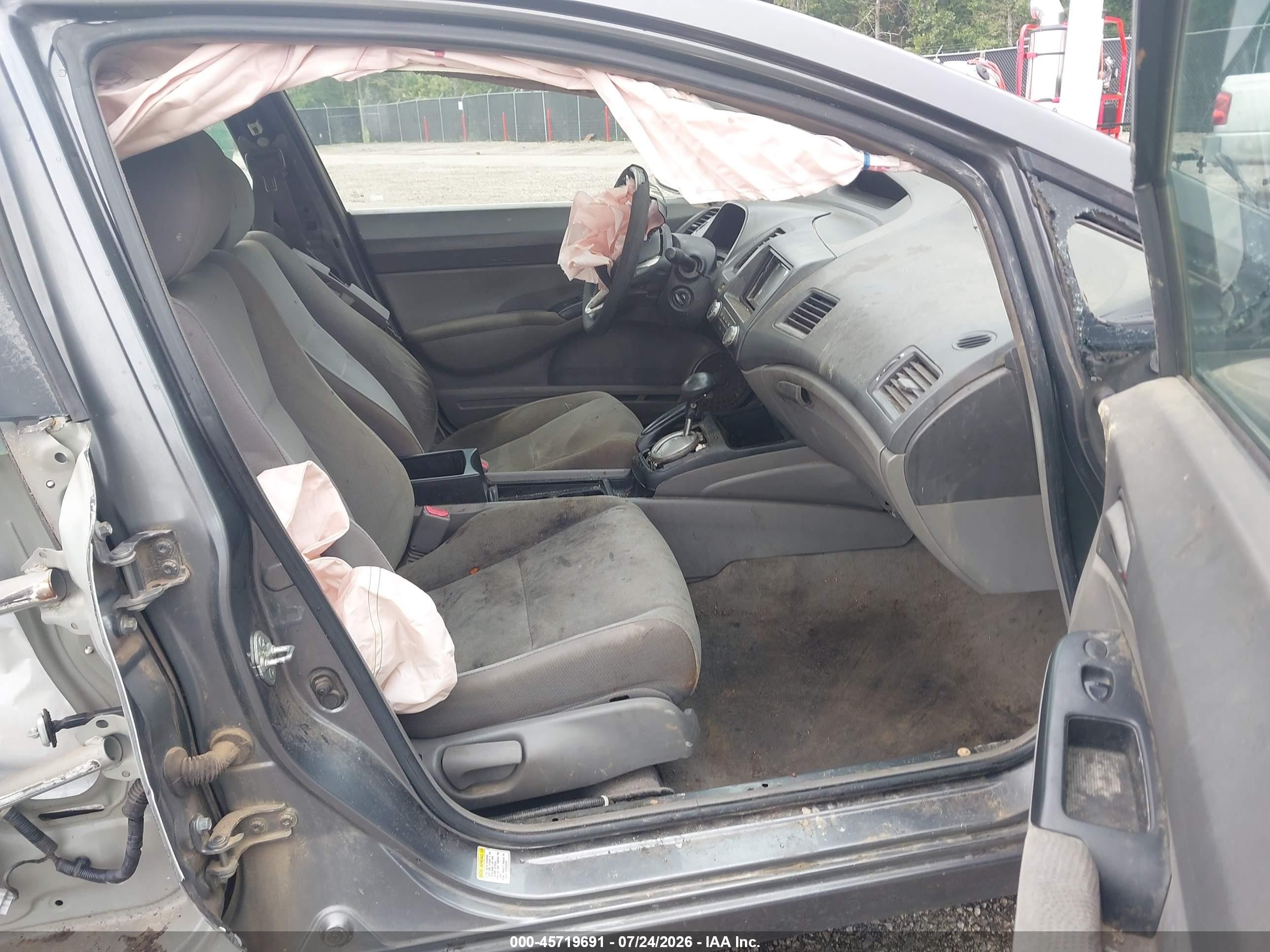 2009 Honda Civic Vp Gray vin: 2HGFA16369H338060