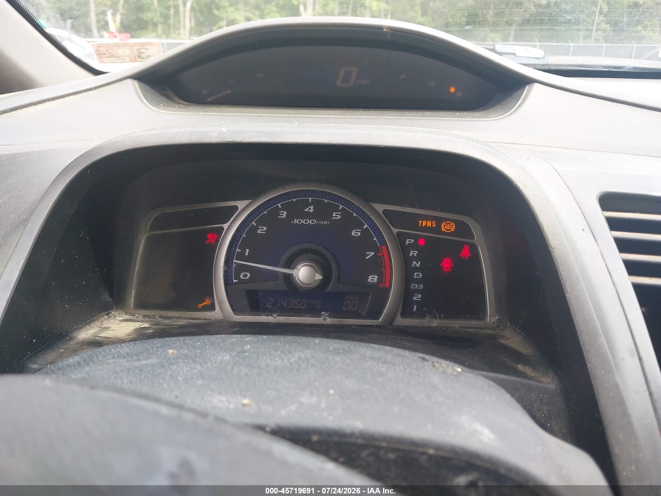 2009 Honda Civic Vp Gray vin: 2HGFA16369H338060