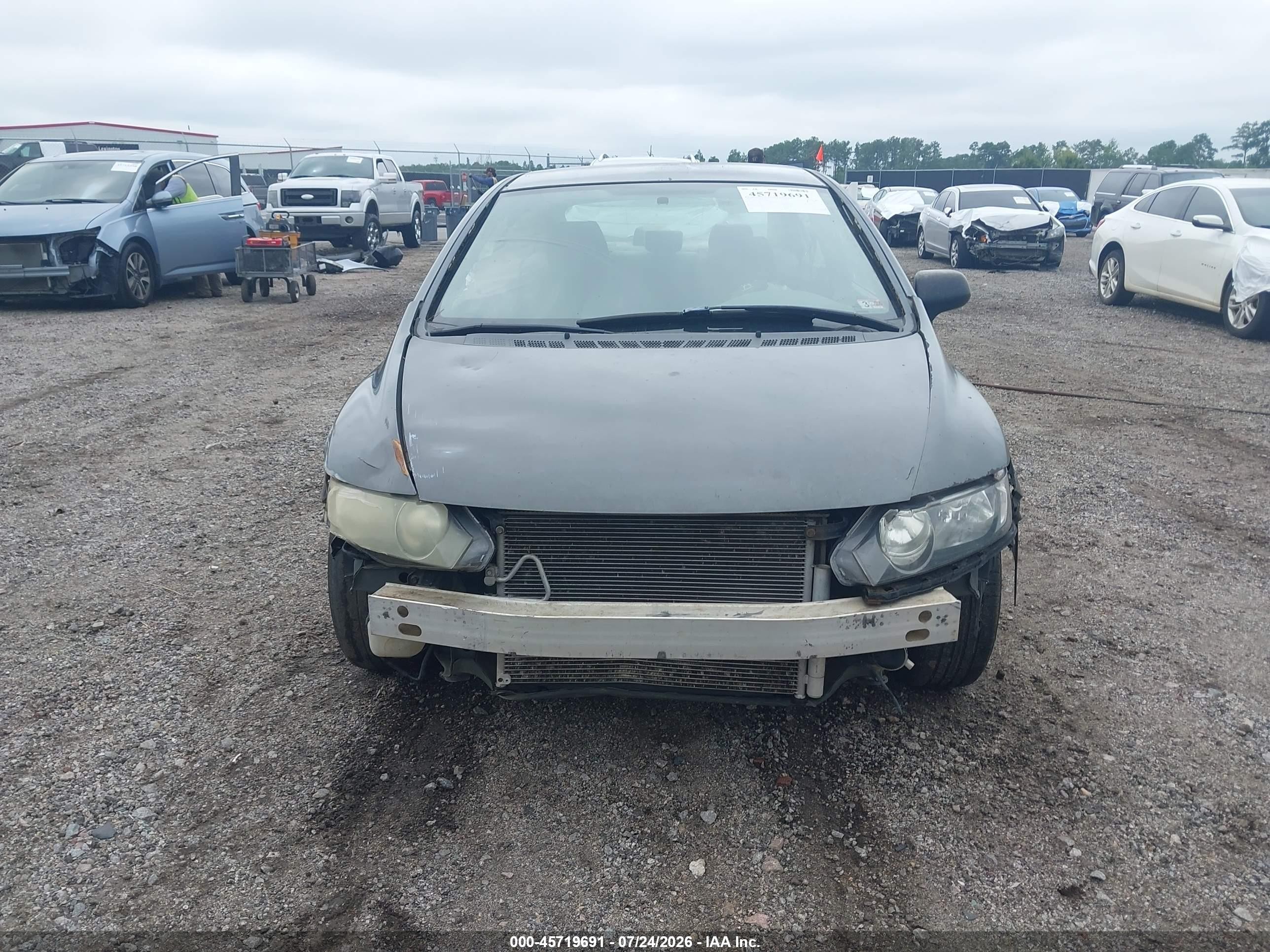 2009 Honda Civic Vp Gray vin: 2HGFA16369H338060