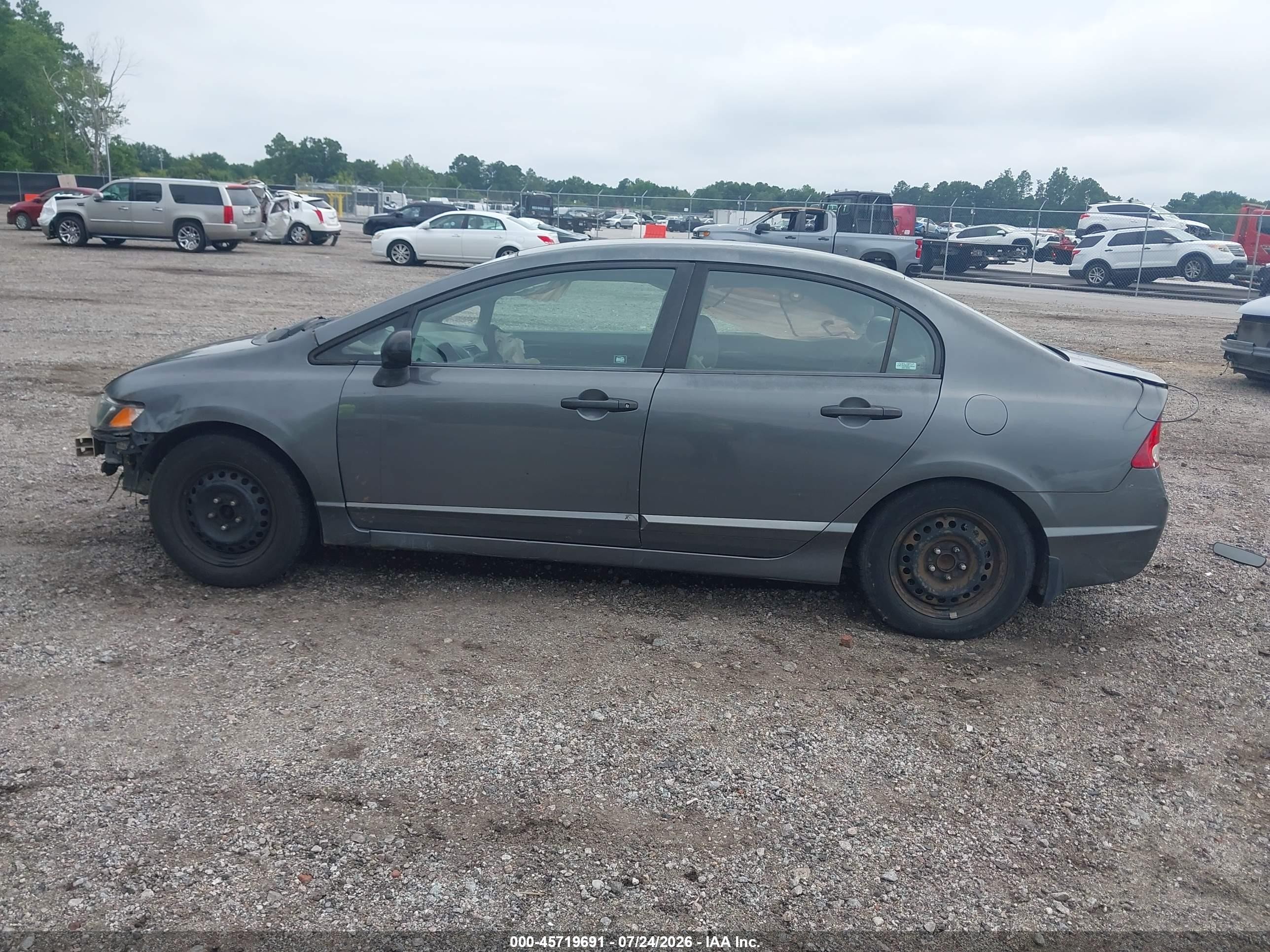 2009 Honda Civic Vp Gray vin: 2HGFA16369H338060