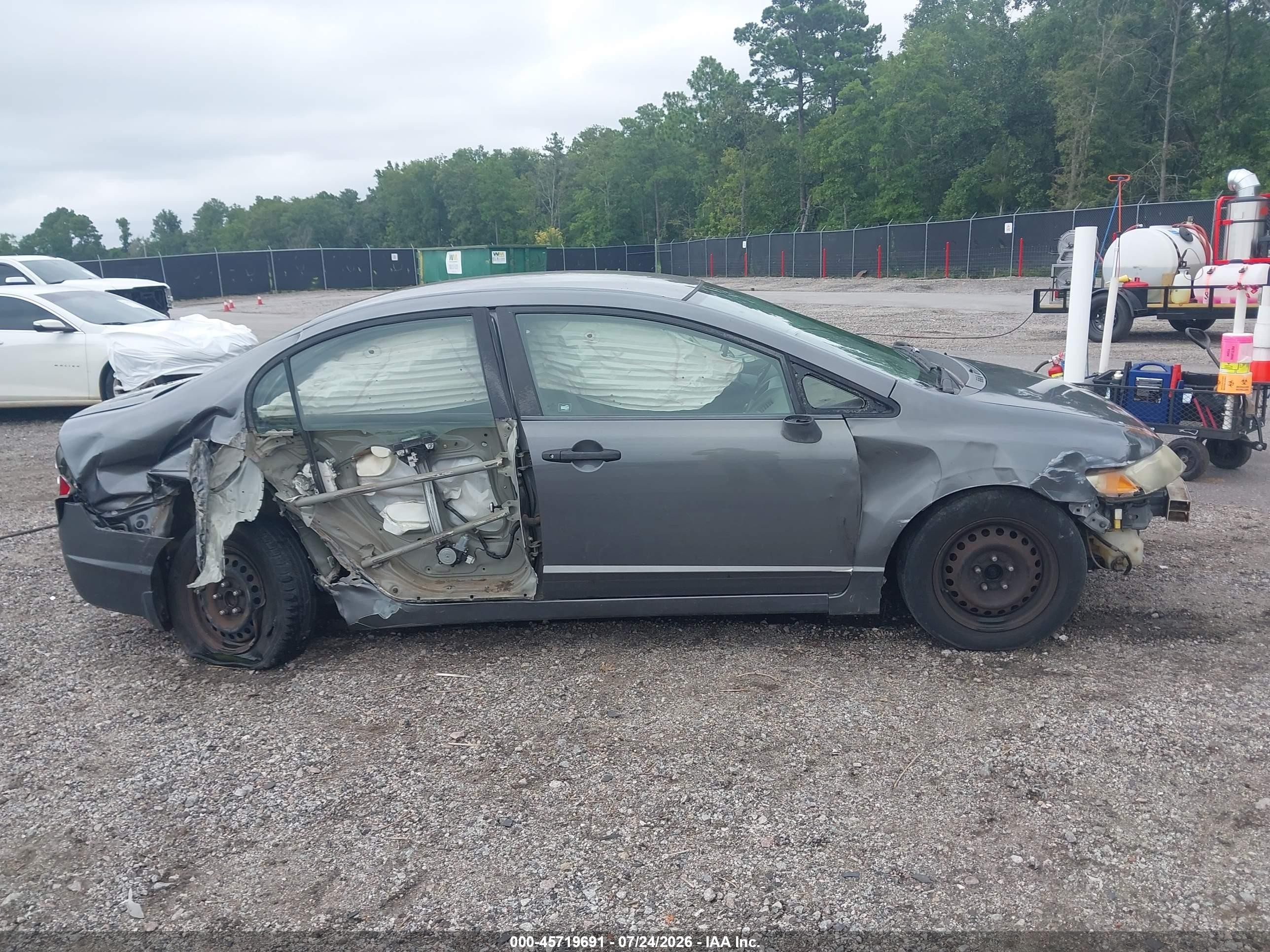 2009 Honda Civic Vp Gray vin: 2HGFA16369H338060