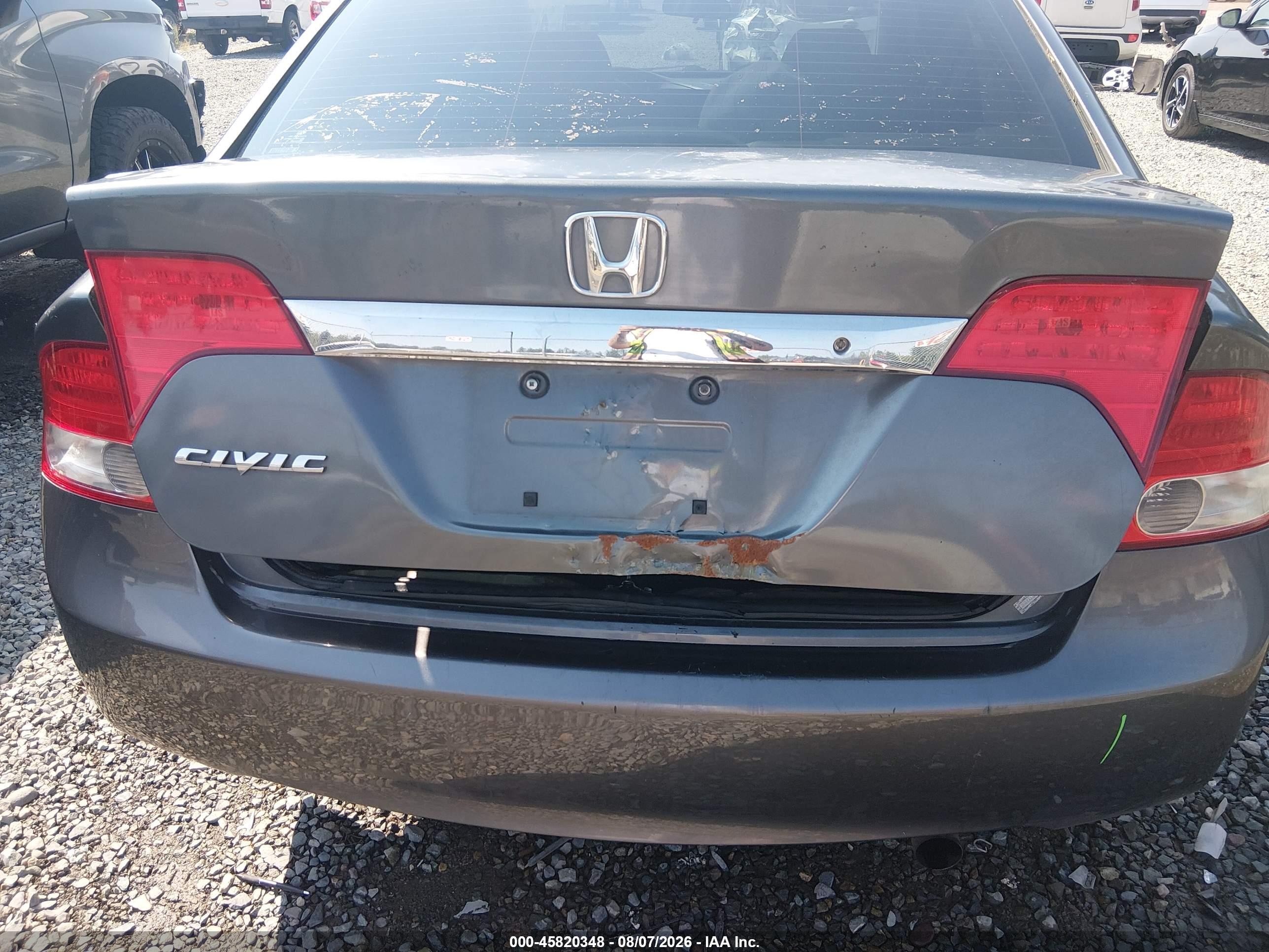 2009 Honda Civic Vp Gray vin: 2HGFA16379H509530