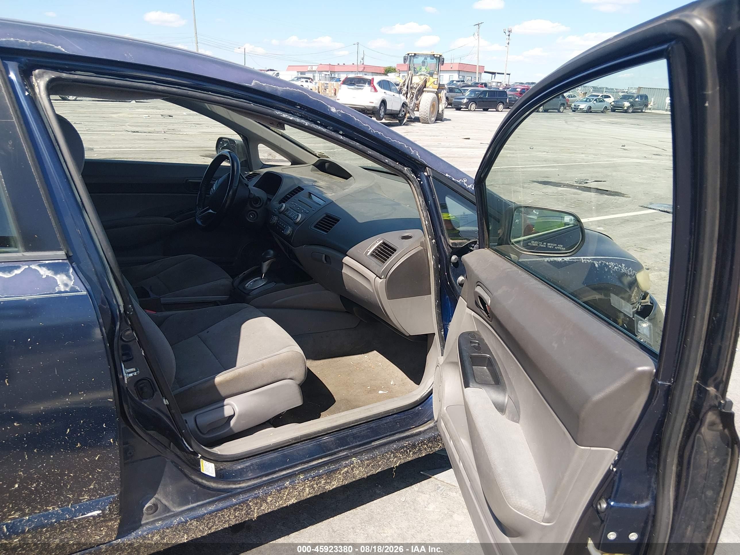 2009 Honda Civic Vp Blue vin: 2HGFA16379H511665
