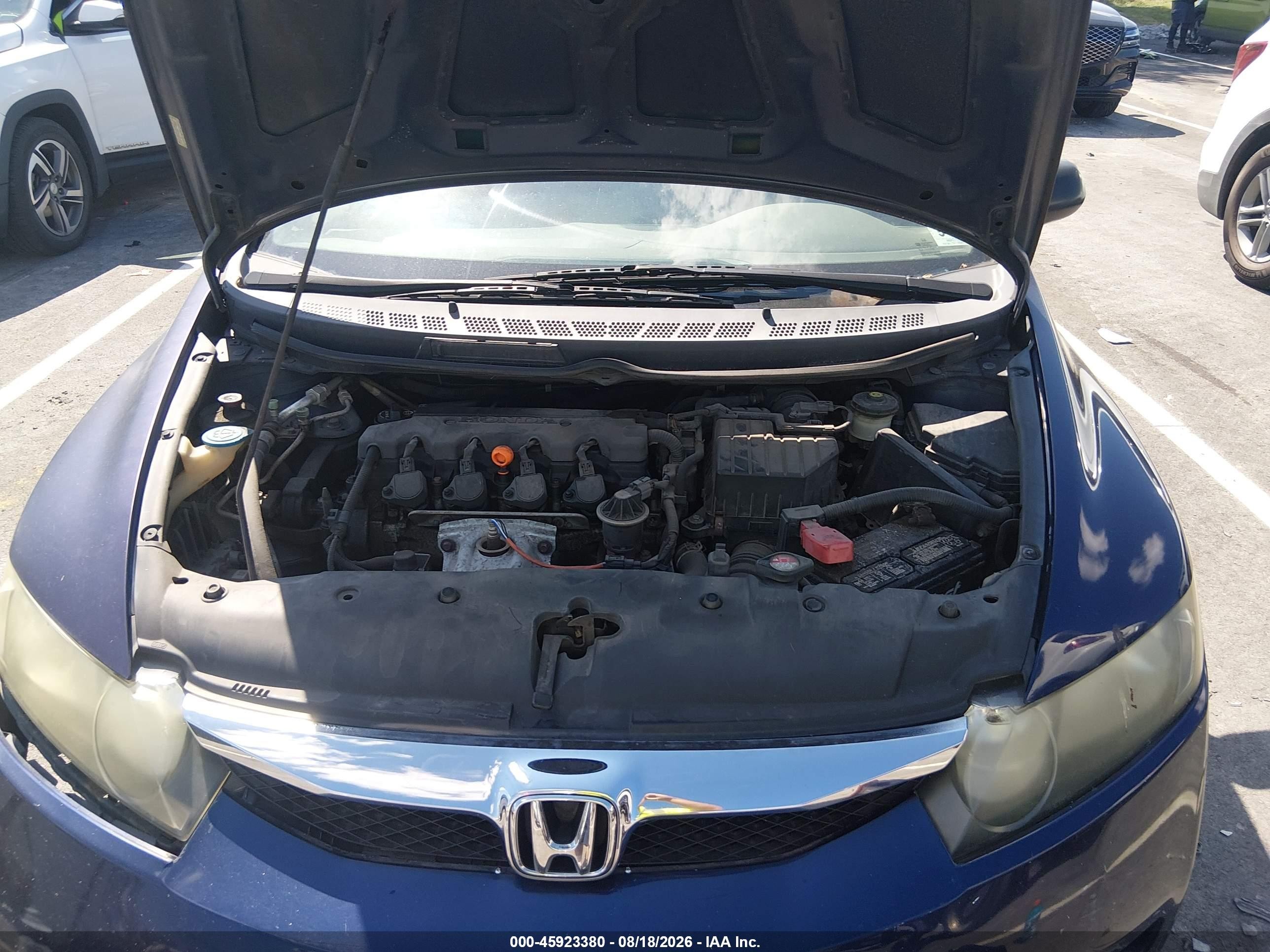 2009 Honda Civic Vp Blue vin: 2HGFA16379H511665