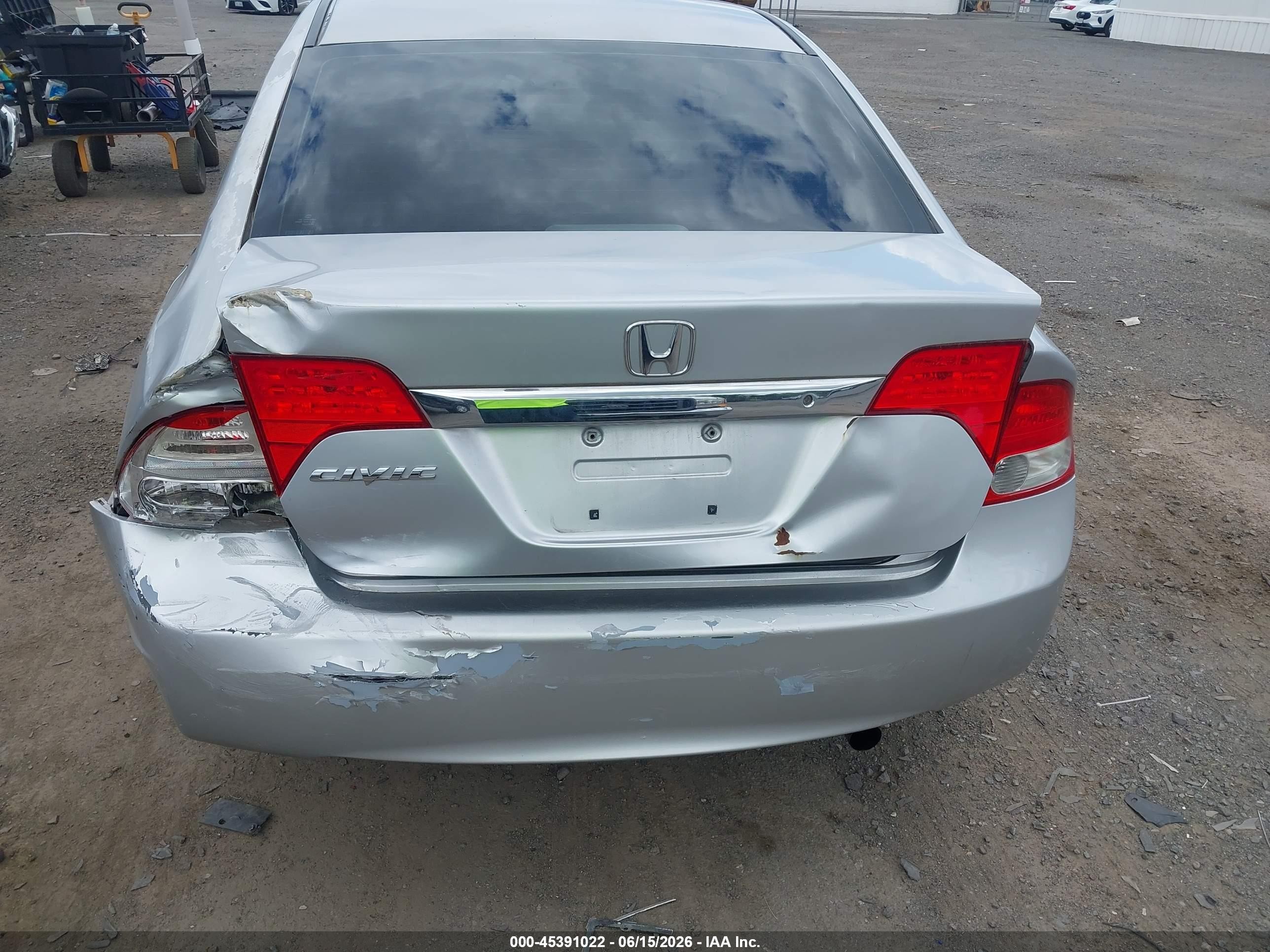 2009 Honda Civic Vp Silver vin: 2HGFA16389H333264