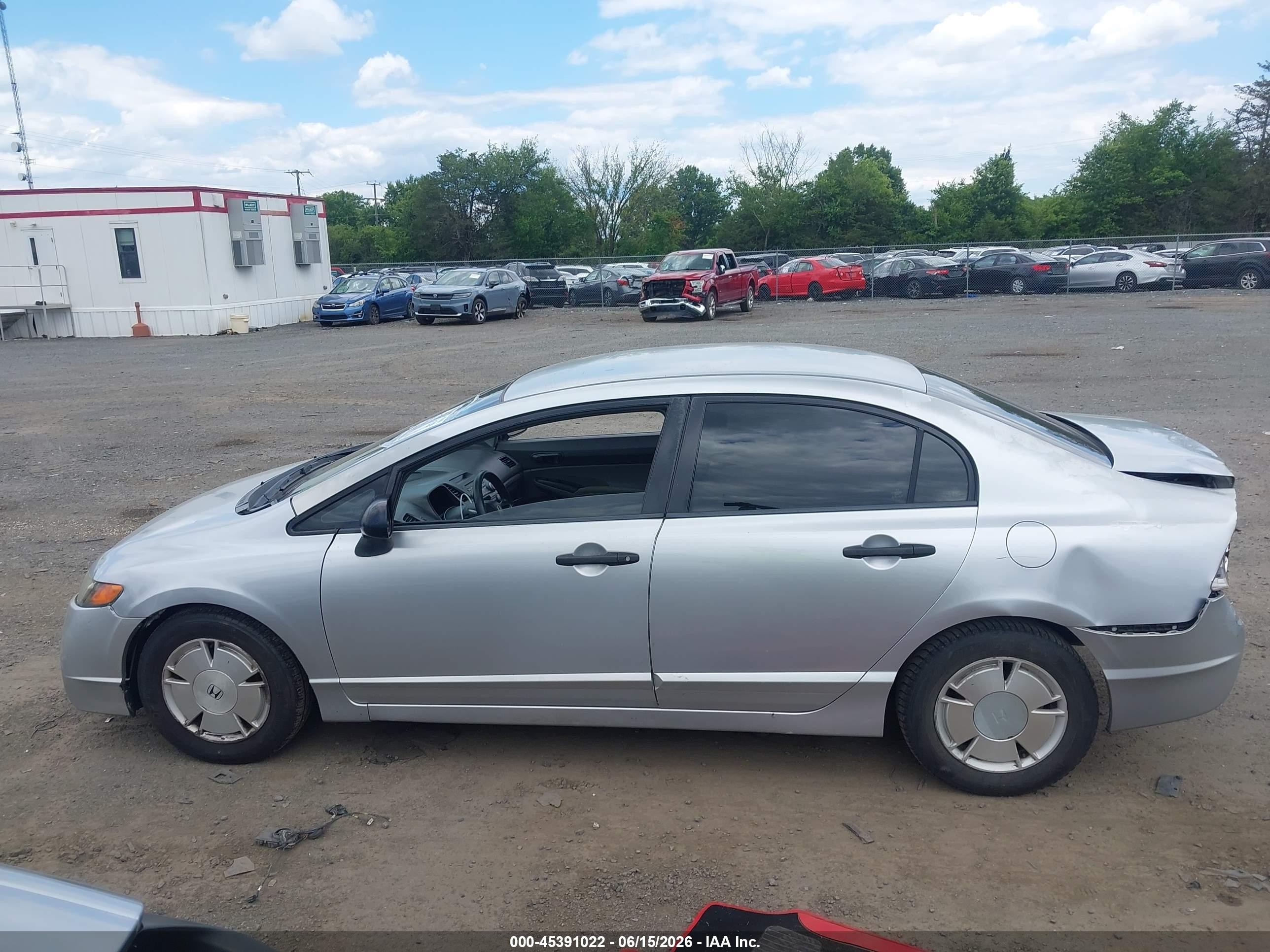 2009 Honda Civic Vp Silver vin: 2HGFA16389H333264