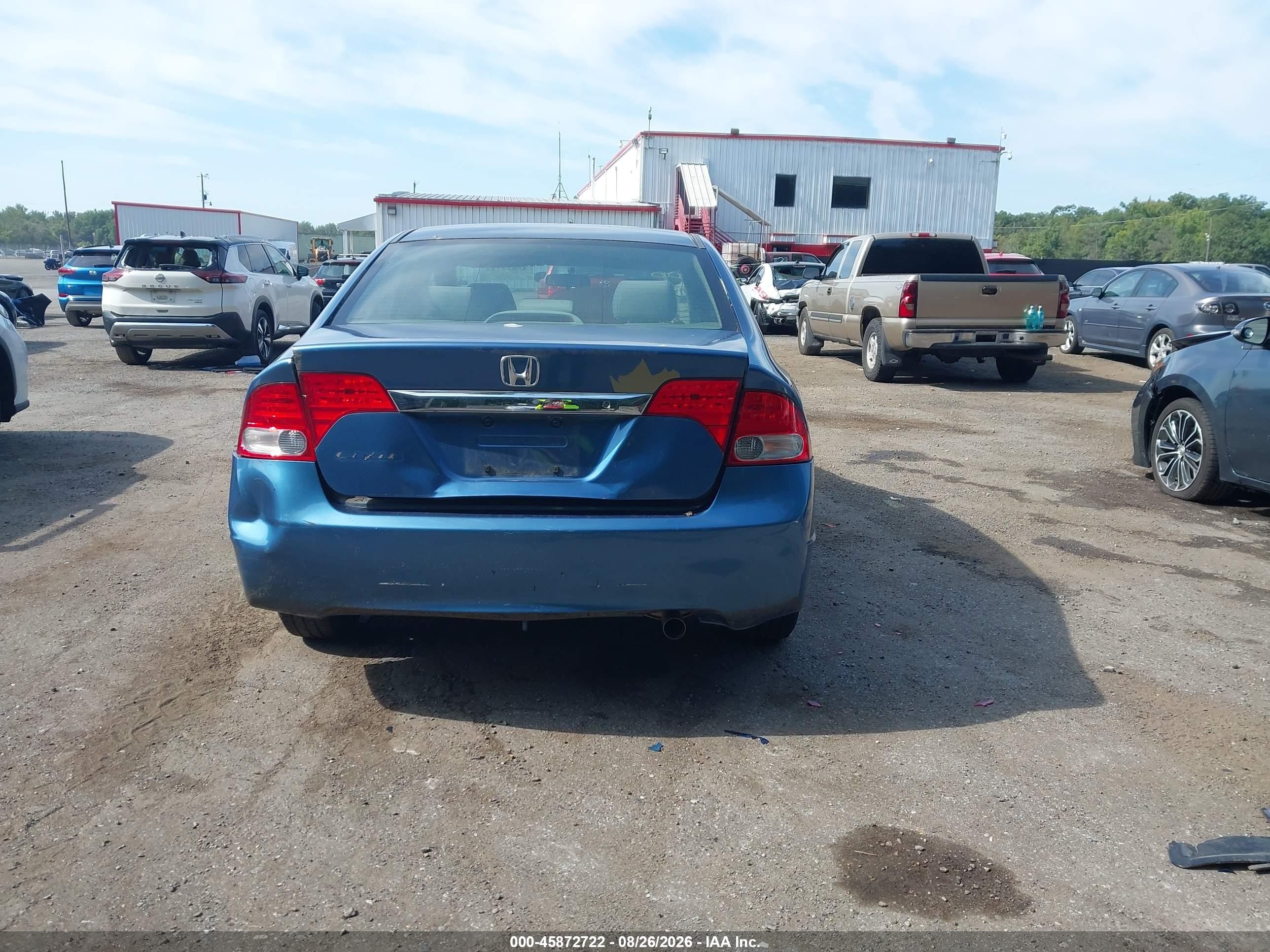2009 Honda Civic Vp Синий vin: 2HGFA16399H333144
